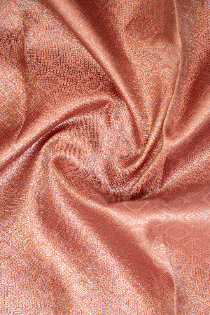 Blush Pink Pastel Pure Kanchipuram Silk Saree - Clio Silks