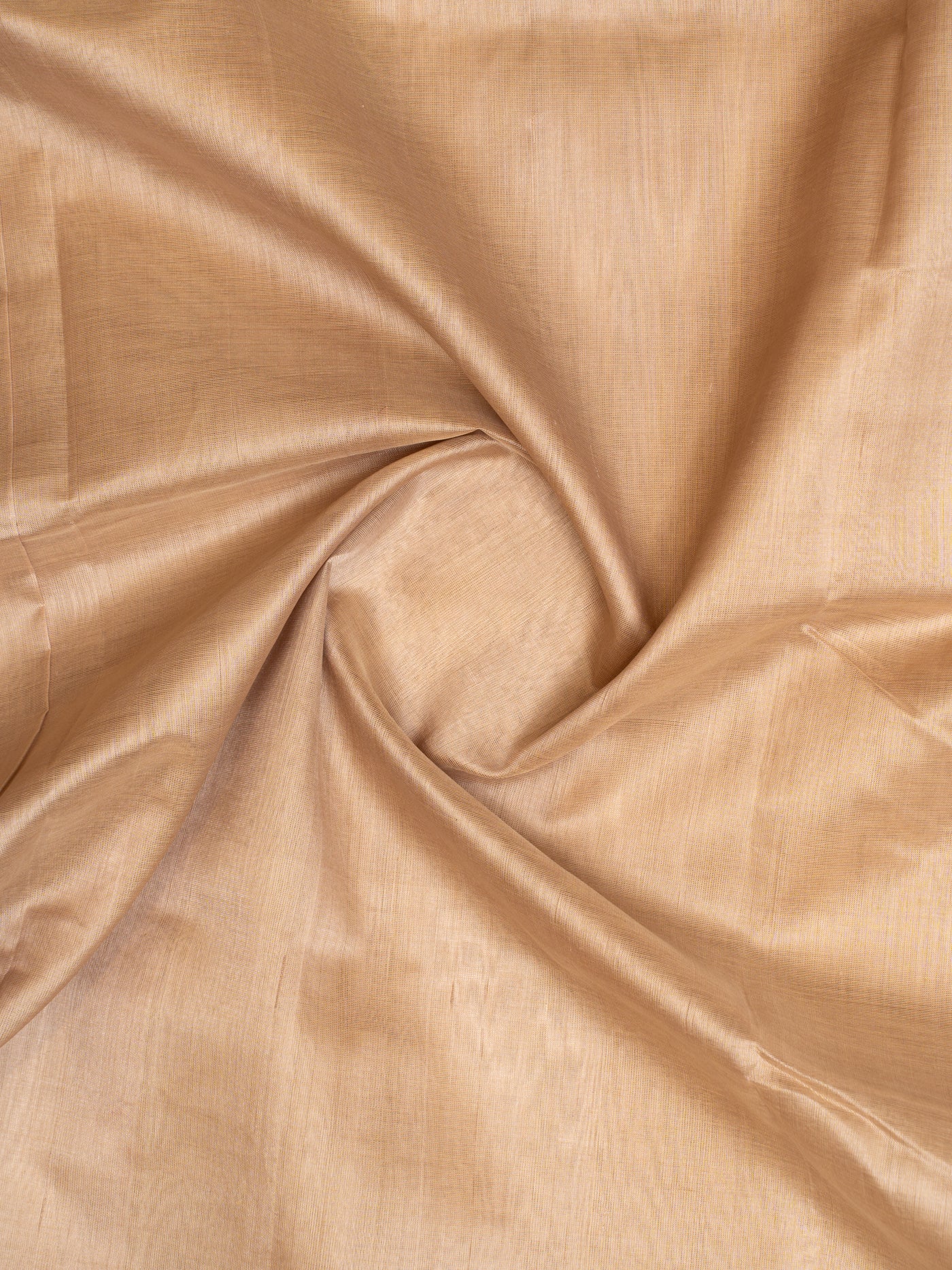 Beige and brown pure silk cotton saree