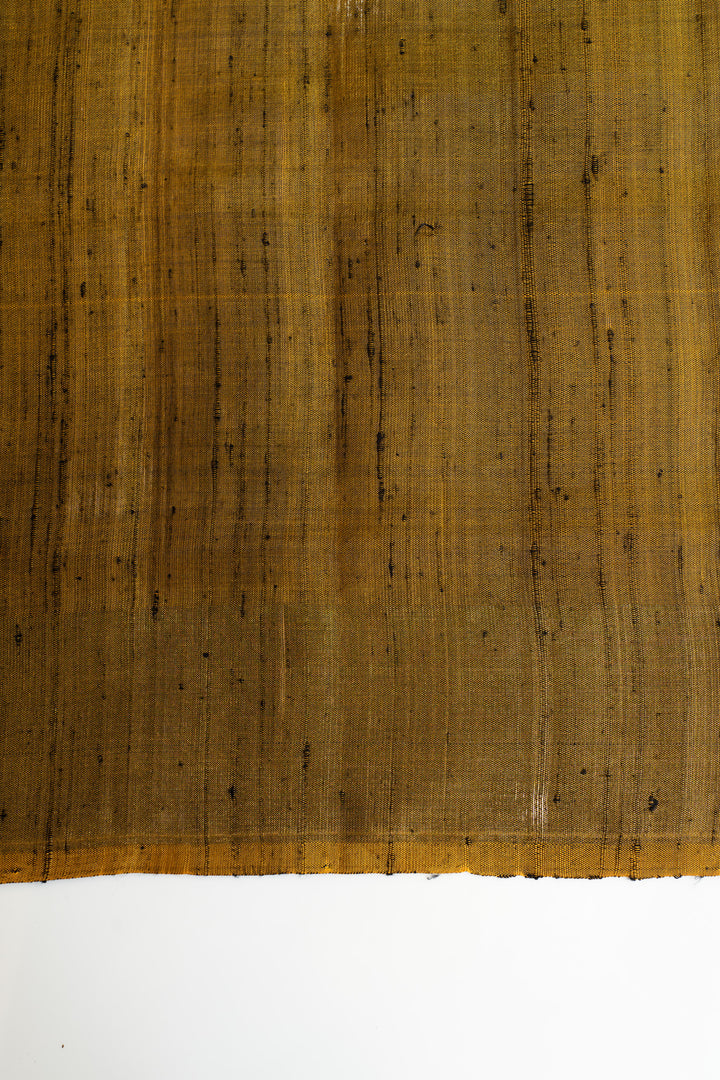 Off white and green raw silk pure Patola ikat silk saree