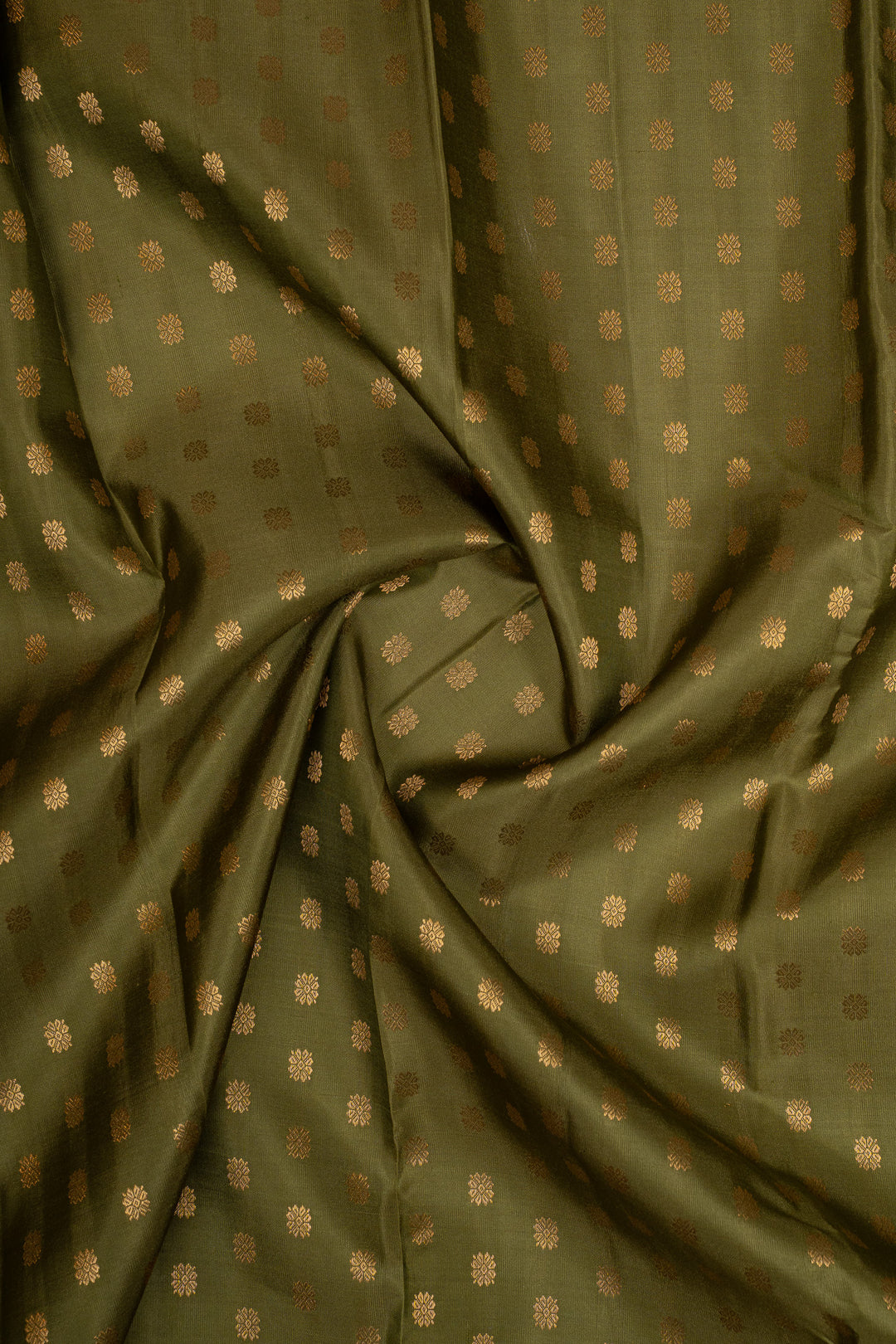 Mehandi green traditional pure kanchipuram silk saree