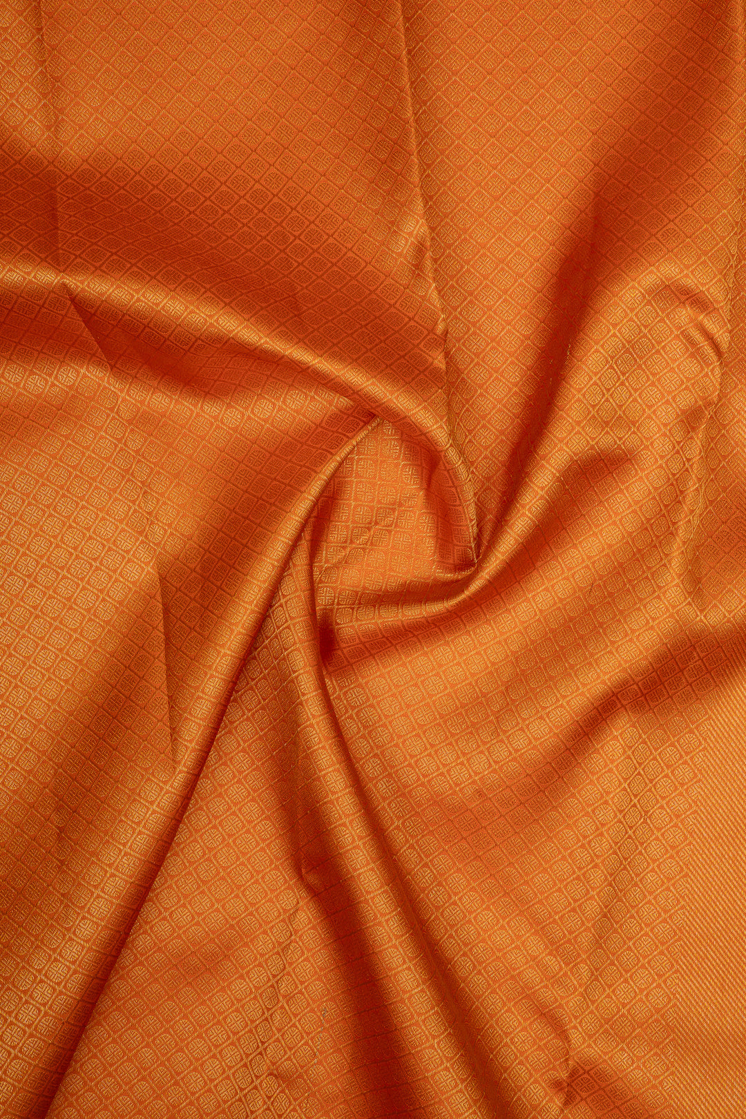 Mustard Brocade Pure Kanchipuram Silk Saree