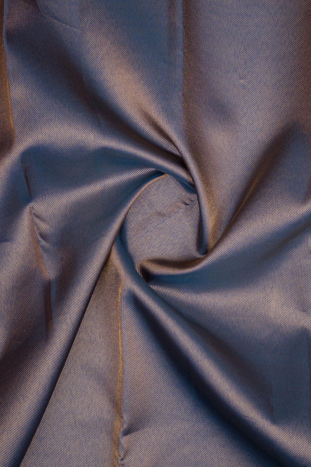 Peacock Blue Temple Brocade Pure Kanchipuram Silk Saree