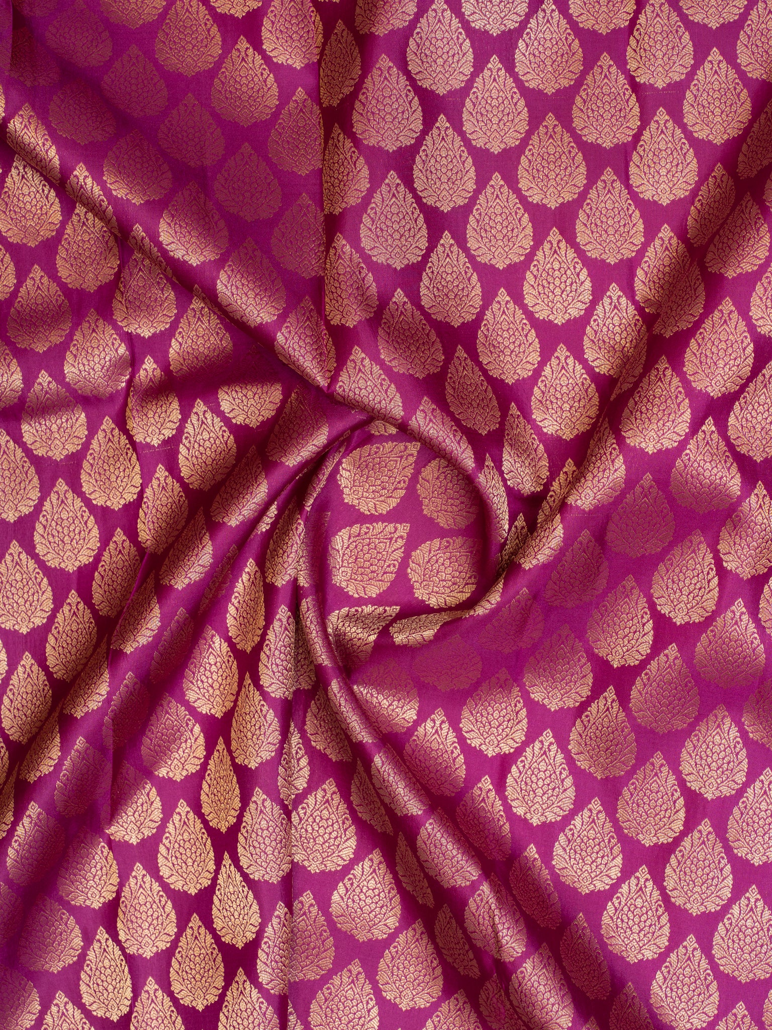 Magenta purple thilakam brocade pure Kanchipuram silk saree | Clio