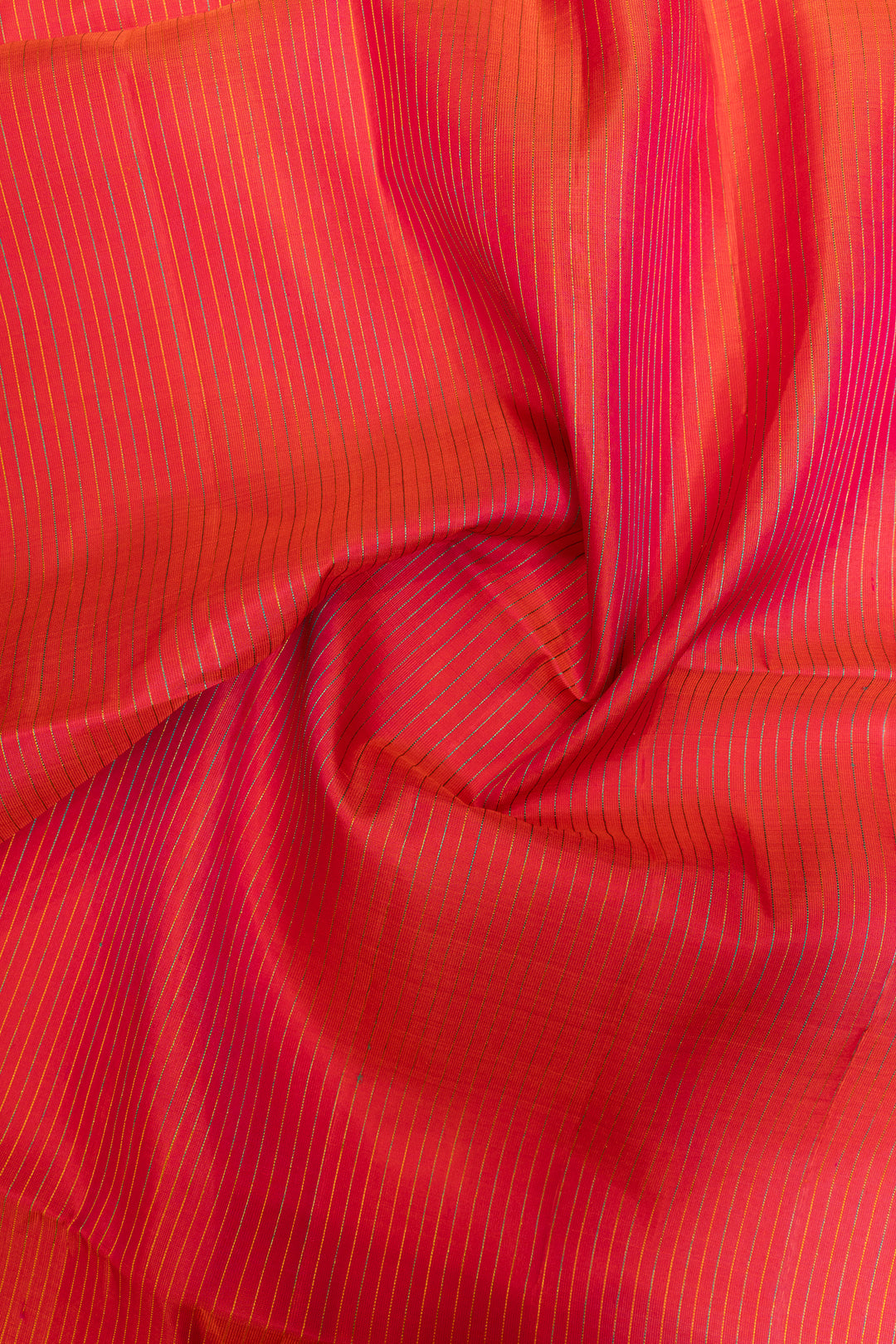 Ivory and peach pure soft silk saree