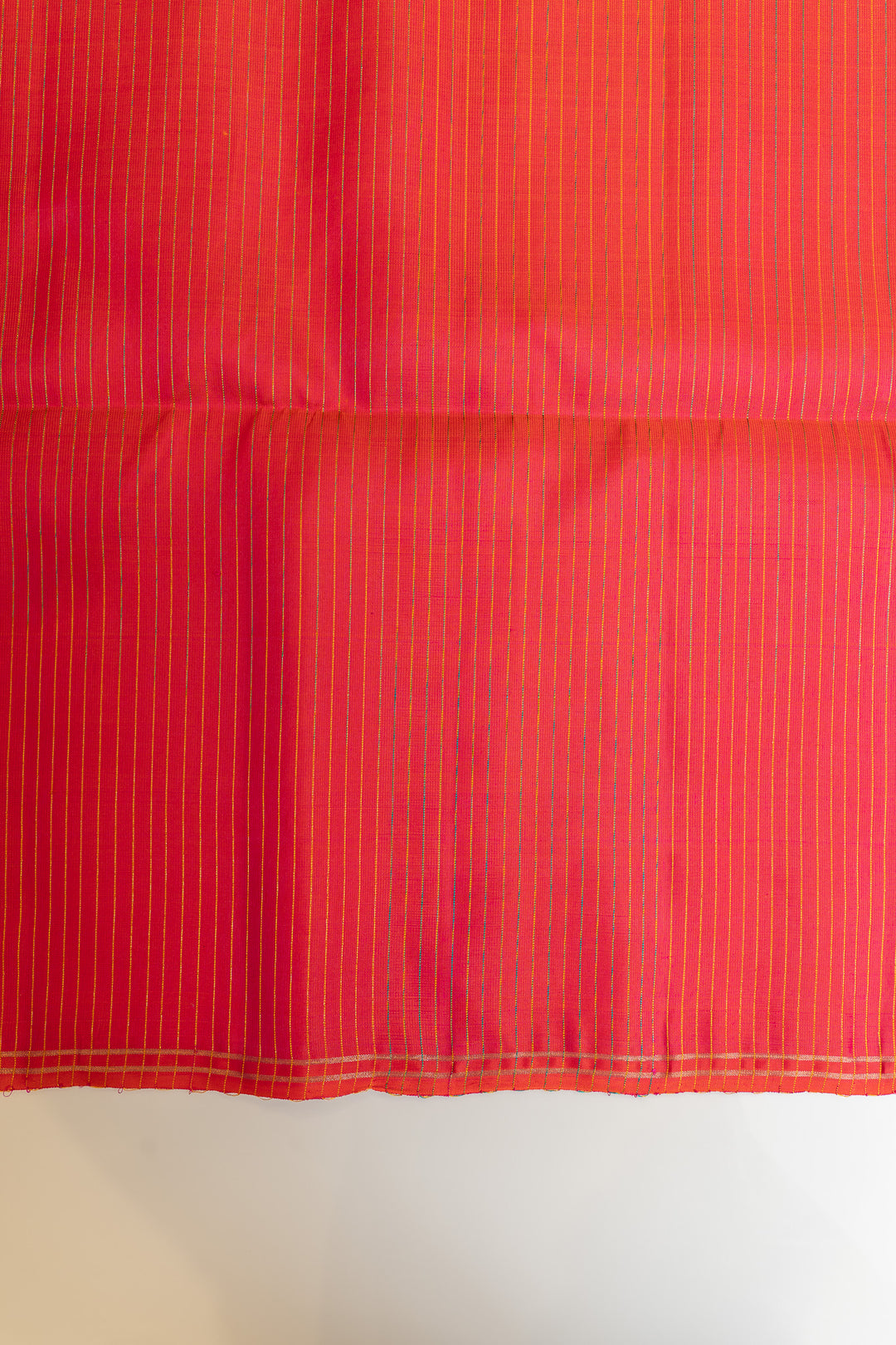 Ivory and peach pure soft silk saree