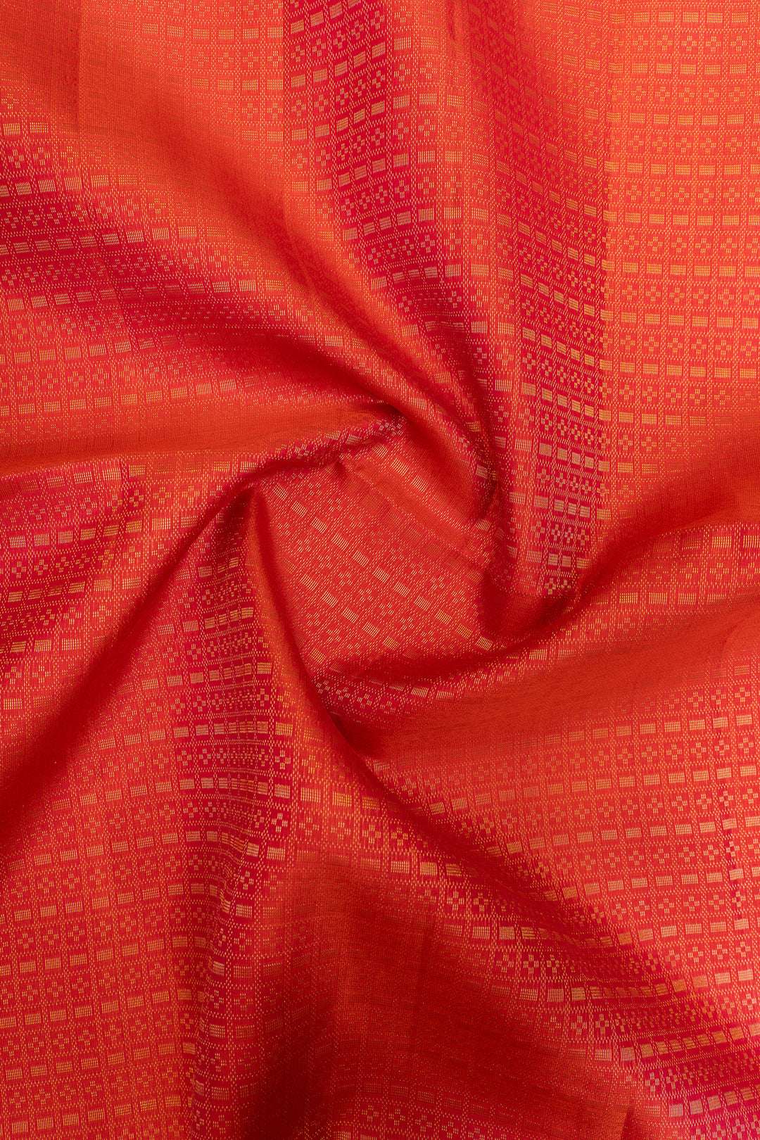 Pearl white and peach stripes  pure silk saree