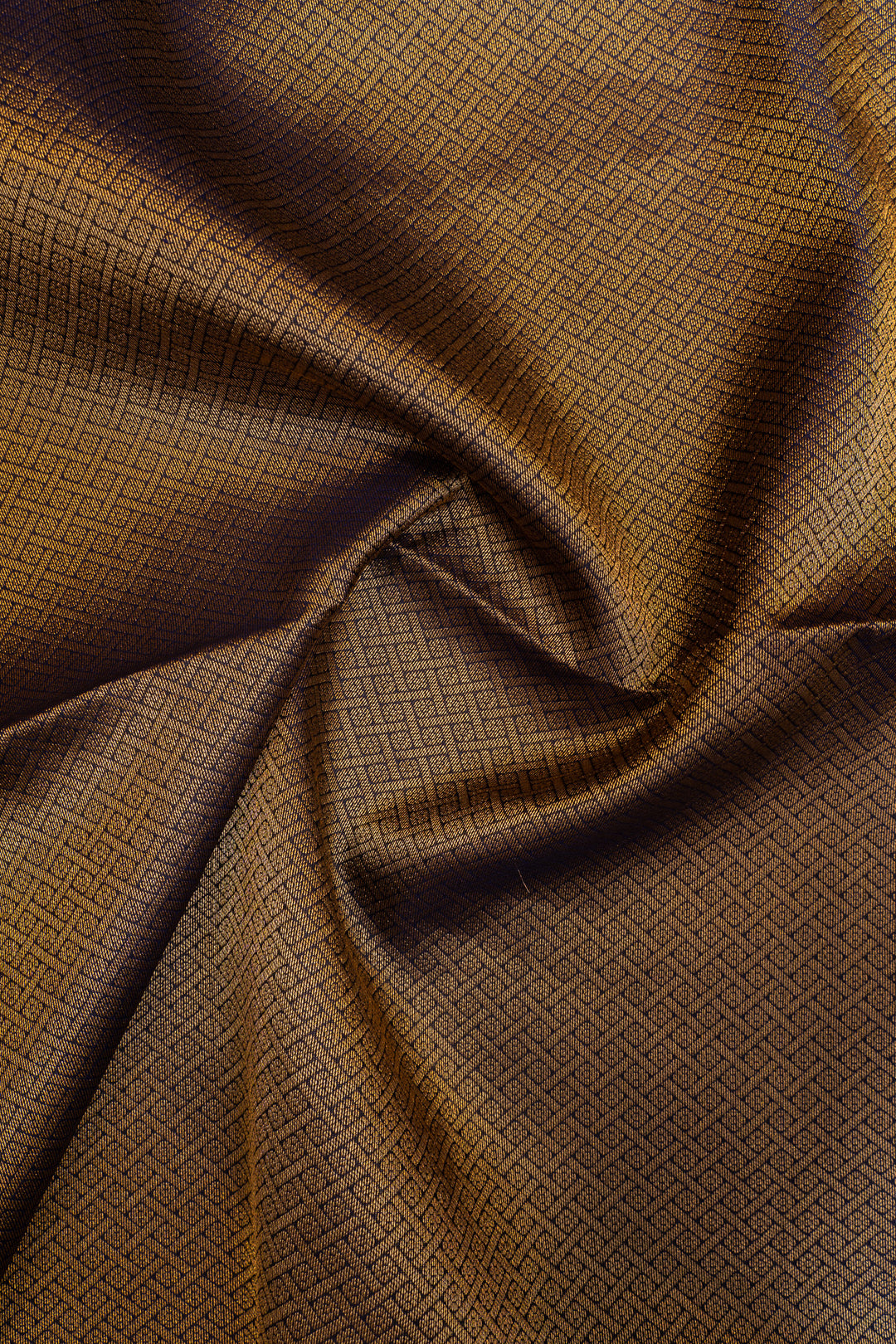 Beige and blue rettai pettu pure soft silk saree