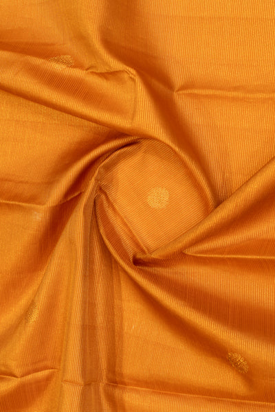 Rust orange vairaoosi pure Kanchipuram silk saree