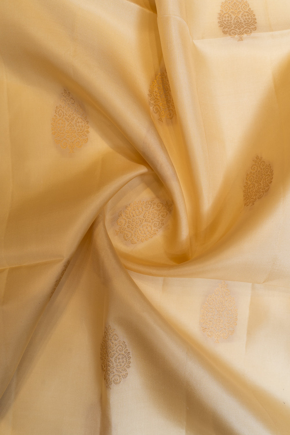 Pearl white and red pure soft silk saree