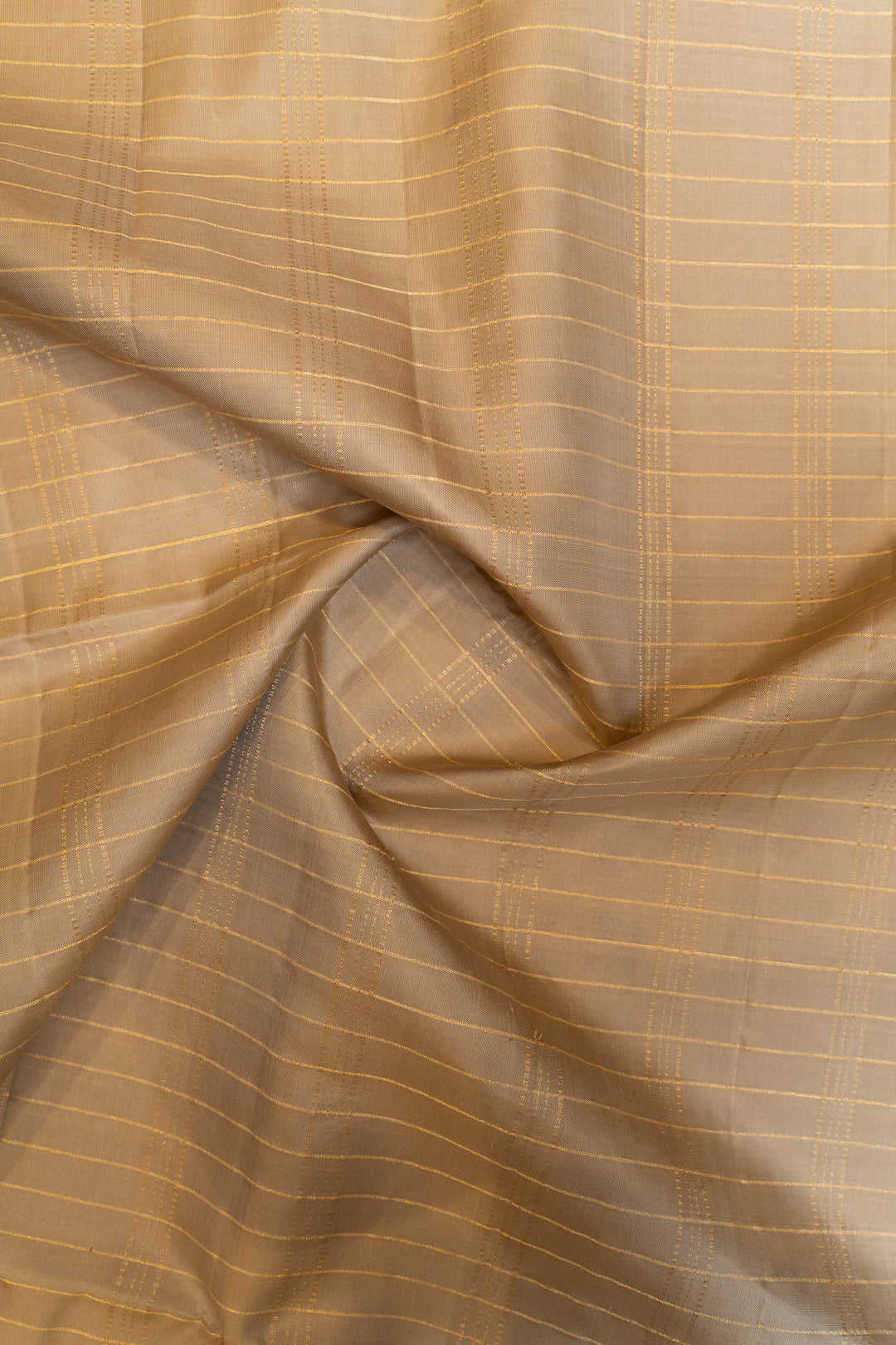 Aubergine purple checks pure soft silk saree