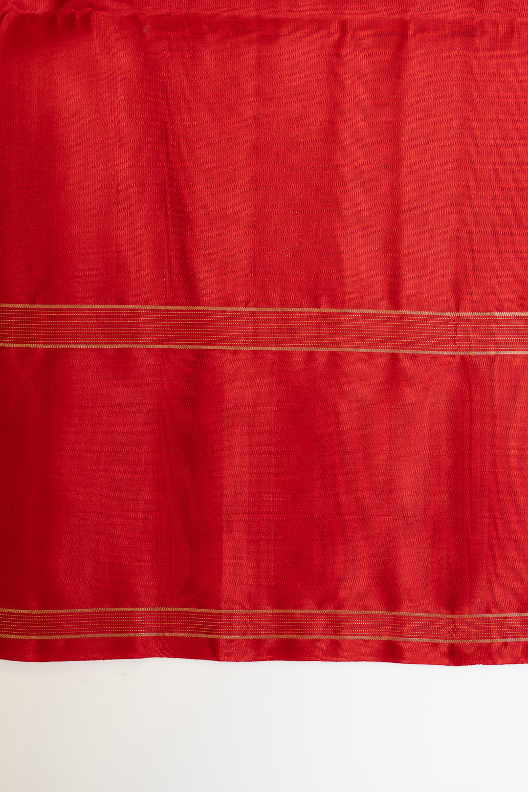 Yellow and red brocade checks pure soft silk saree