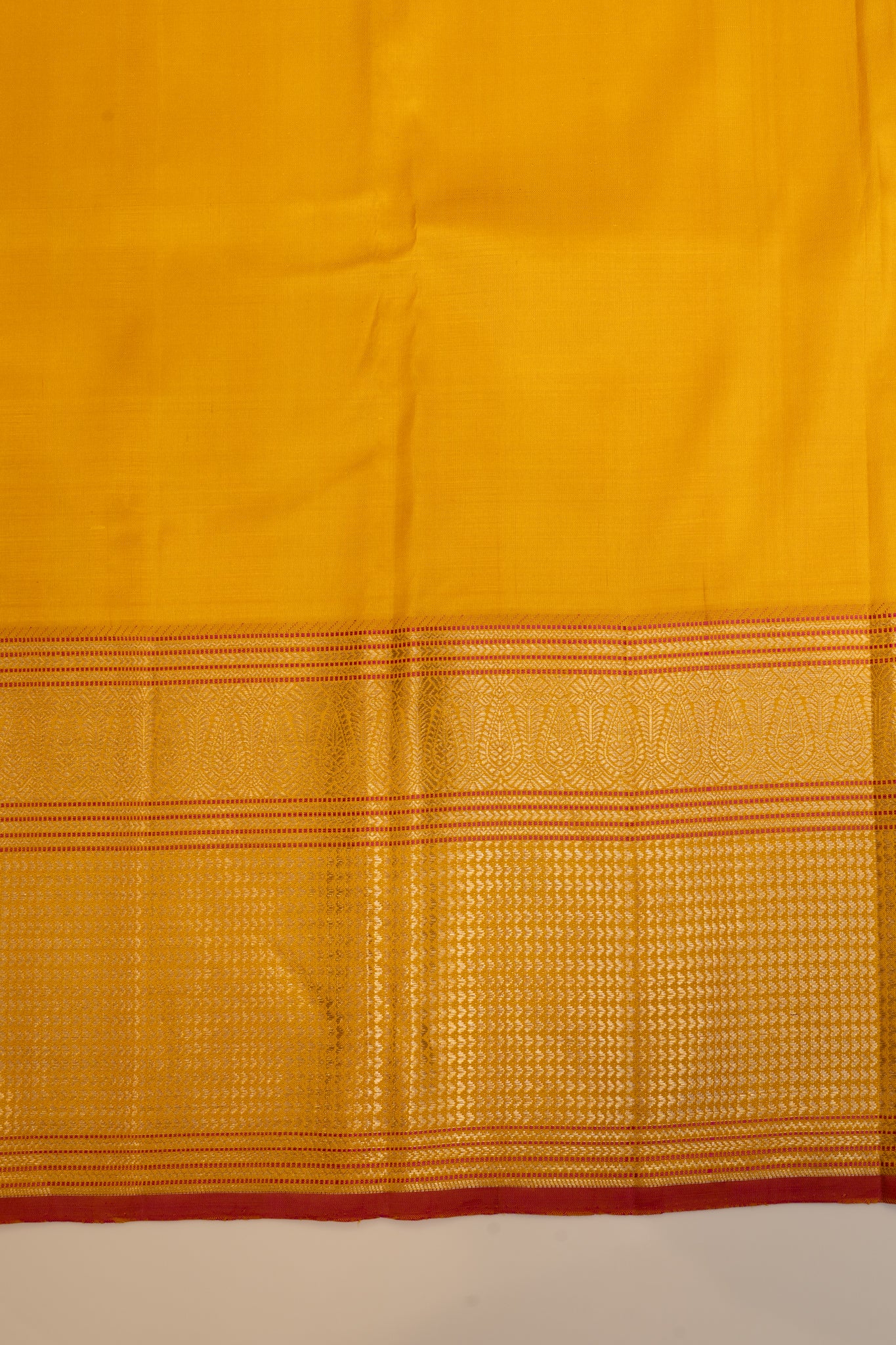 Lilac and yellow pure zari pastel Kanchipuram silk saree