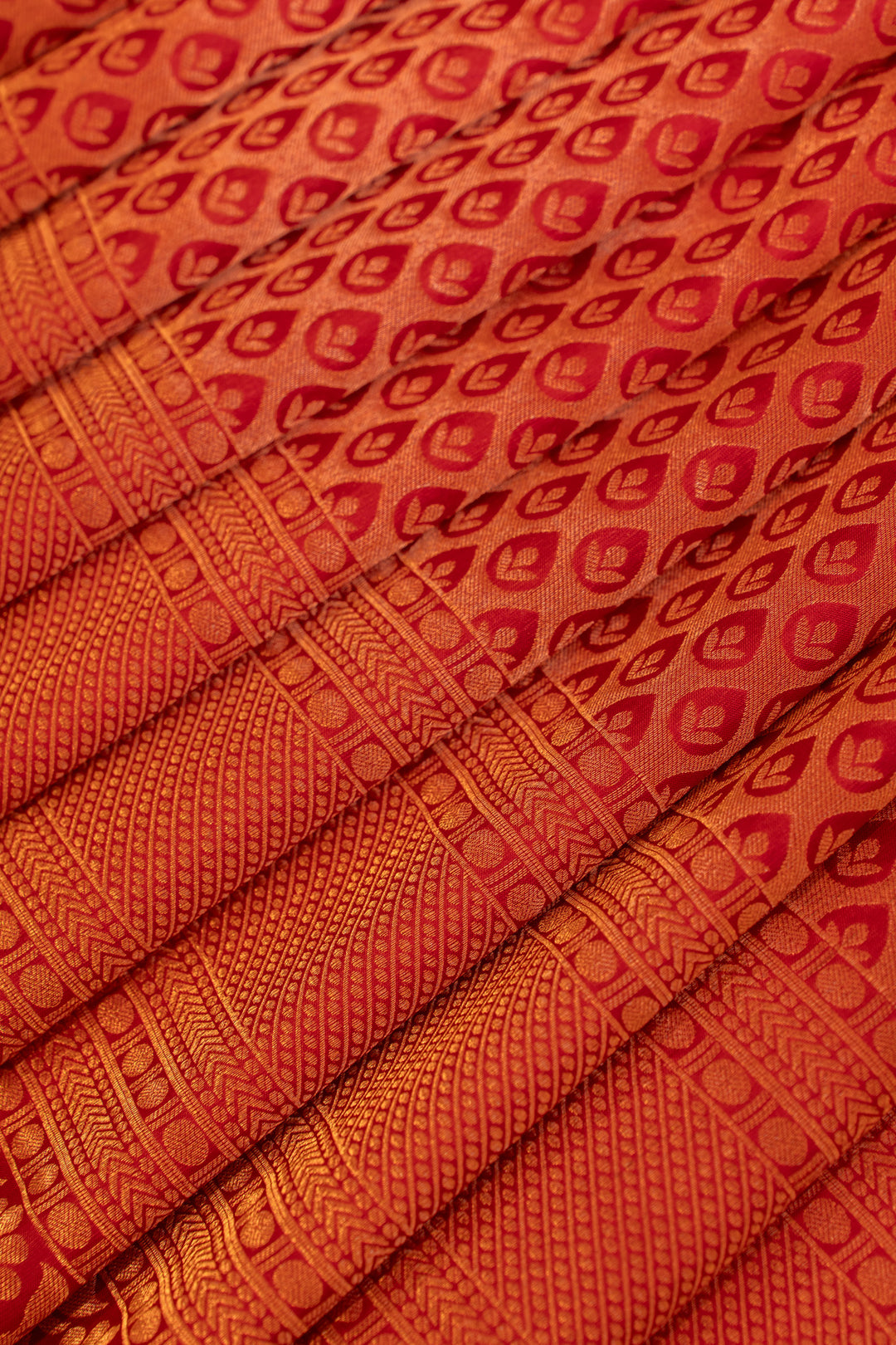 Reddish maroon zari brocade pure kanchipuram saree