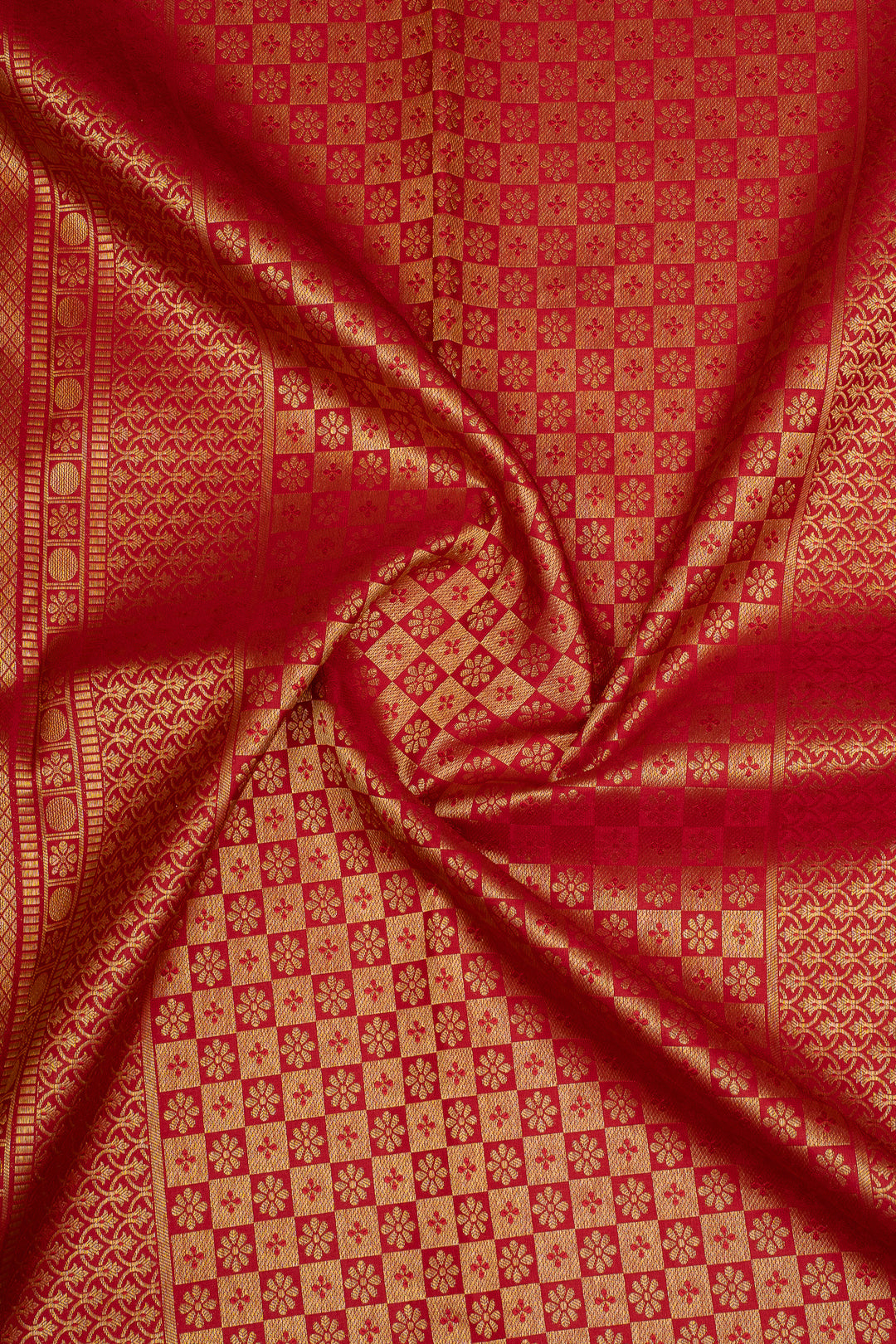 Red Traditional Pure Kanchipuram Silk Saree