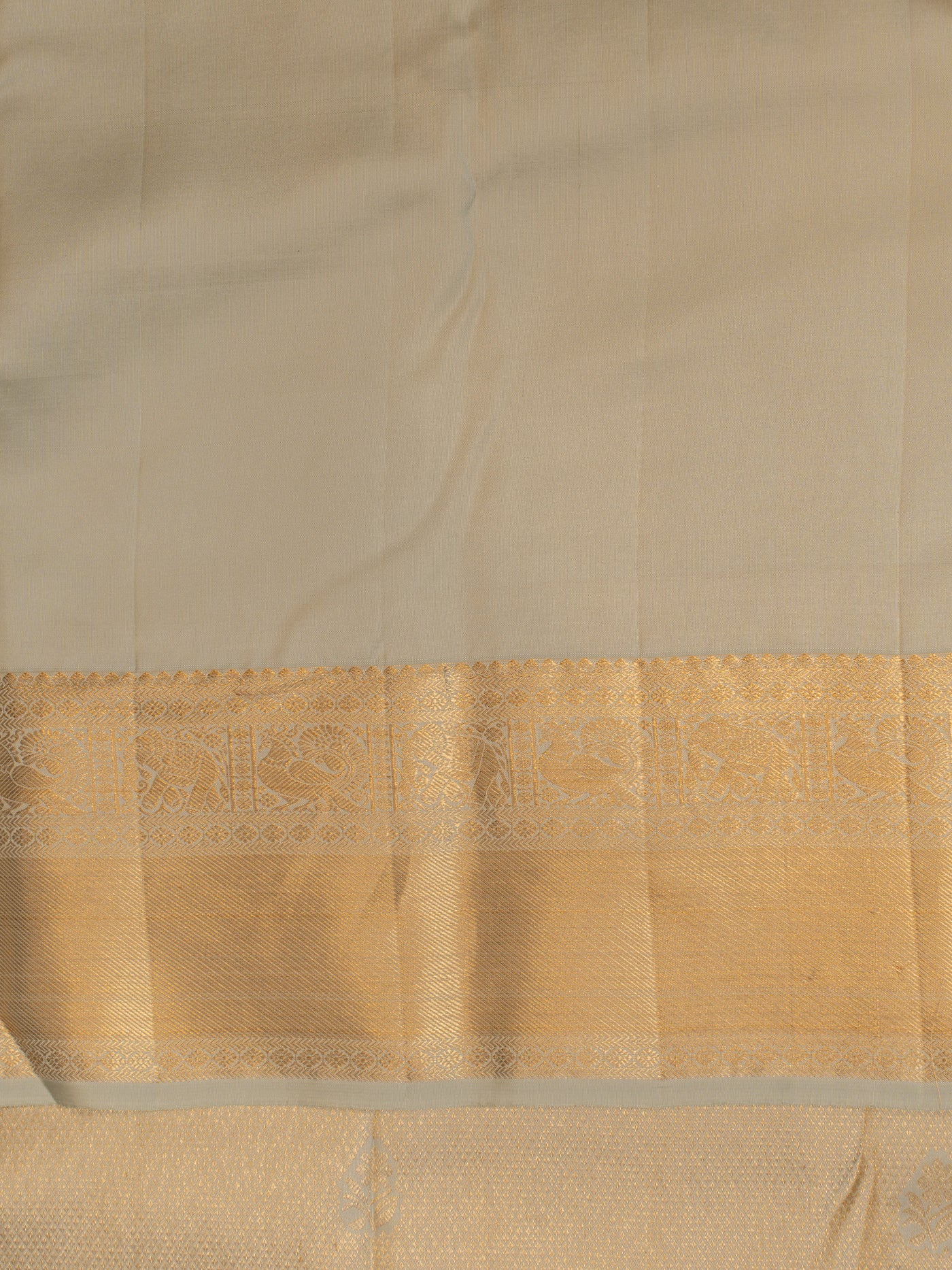 Baby blue brocade pure Kanchipuram silk saree