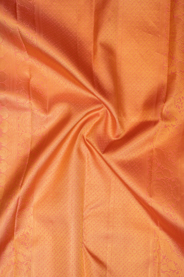 Bottle Green and Baby Pink Korvai Vairaoosi Pure Kanchipuram Saree - Clio Silks