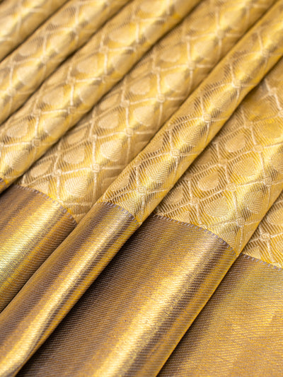 Silver and Gold Tissue Kanchipuram Silk Saree