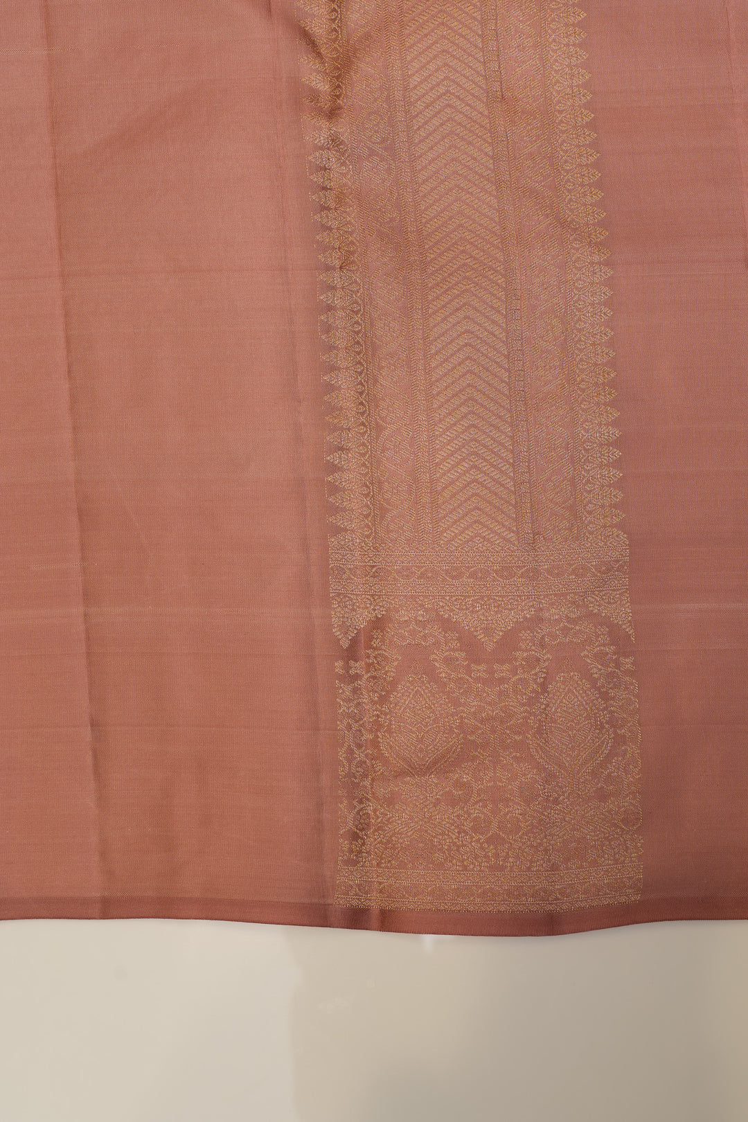 Mauve rangkat brocade pure Kanchipuram silk saree