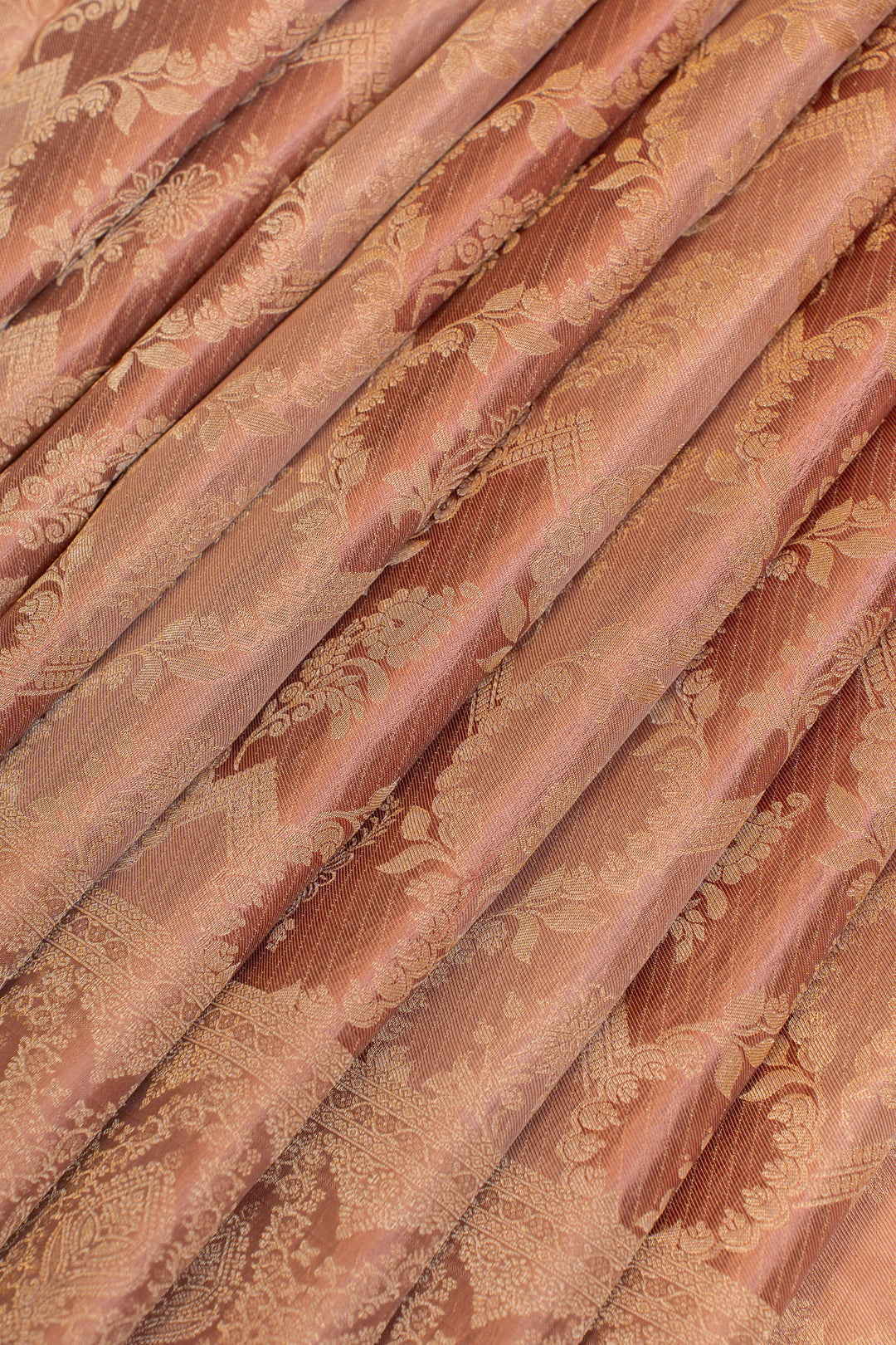 Mauve rangkat brocade pure Kanchipuram silk saree