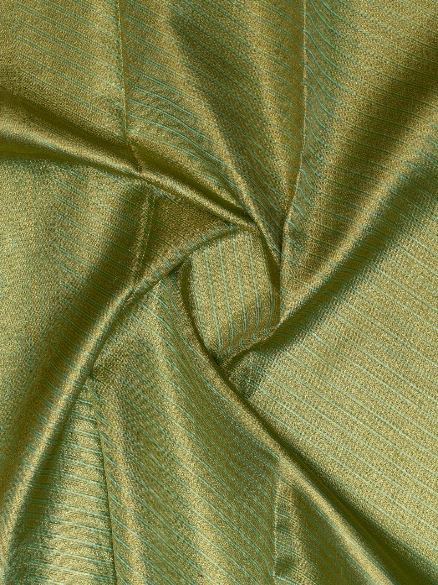 Green Floral Brocade Pure Kanchipuram Silk Saree