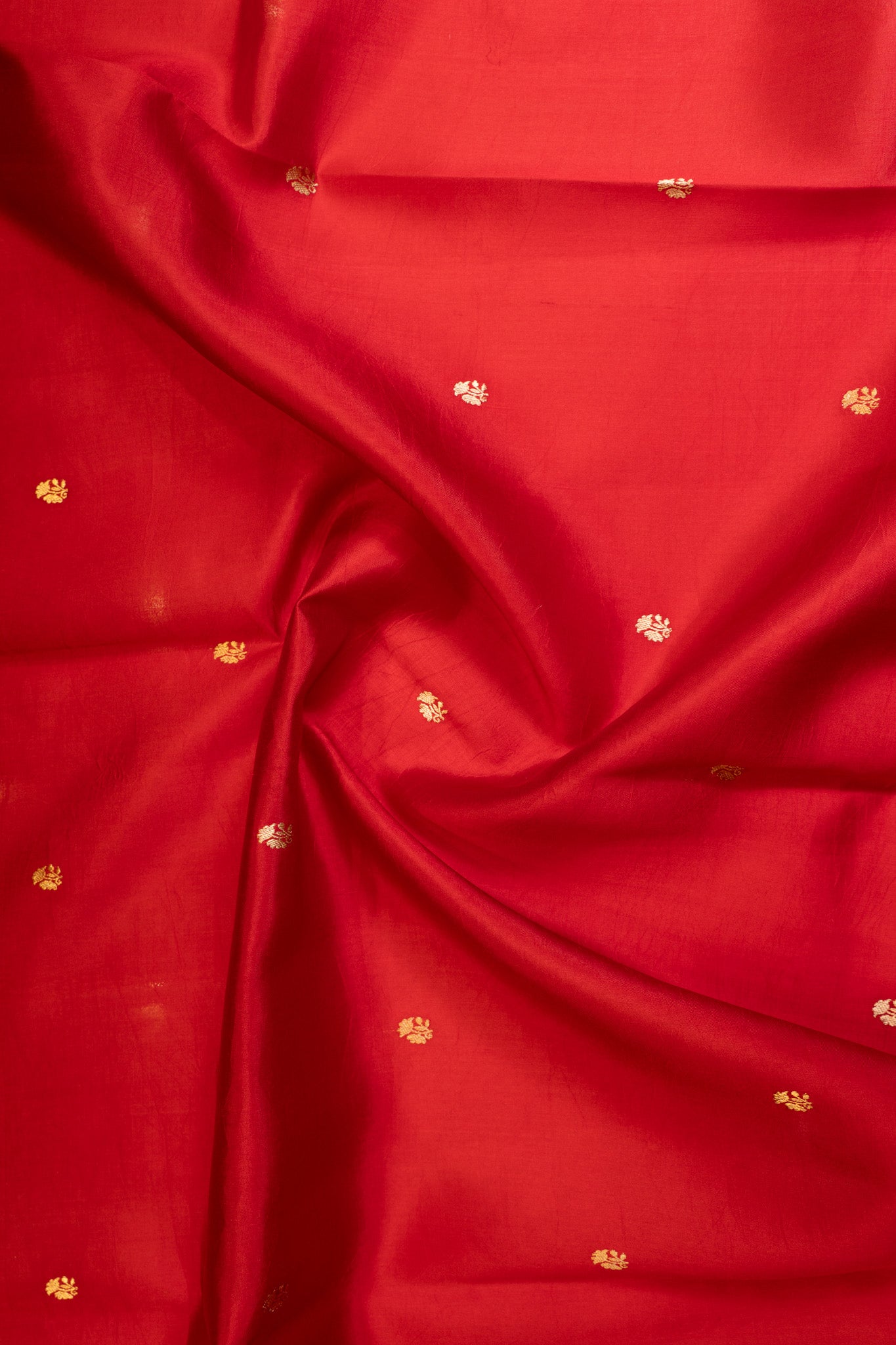 Red Banaras pure mashru silk saree