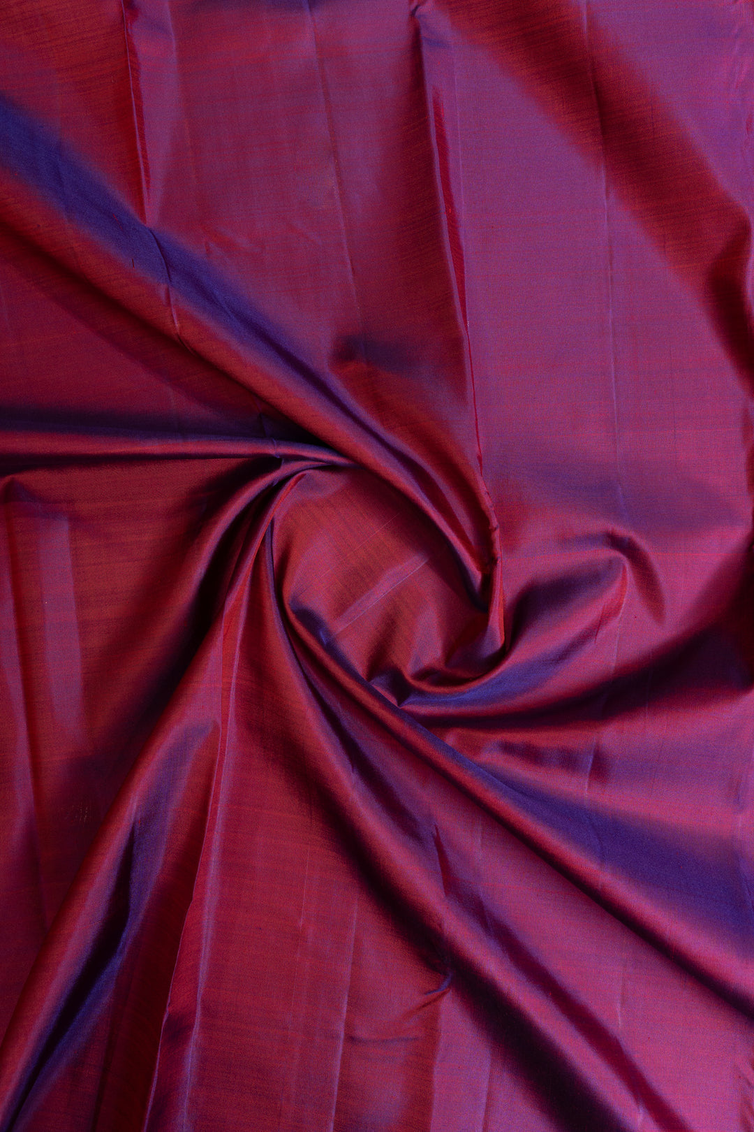 Purple and red pure Kanchipuram silk saree