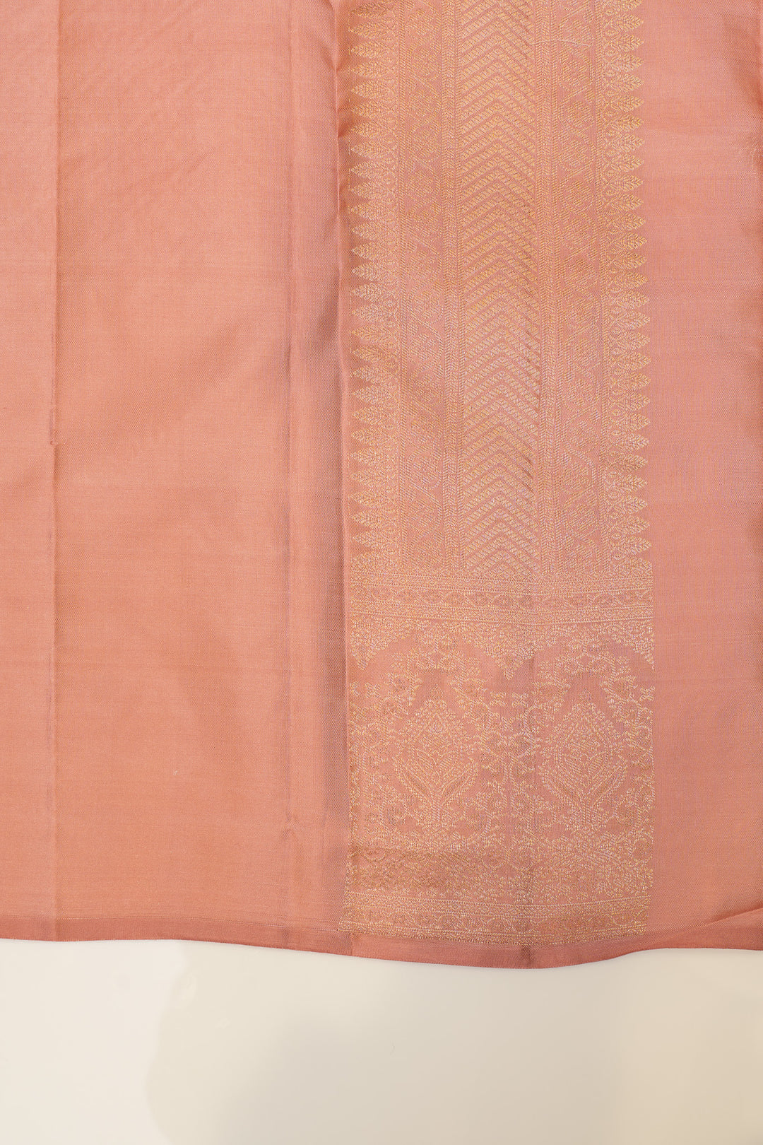 Rouge pink rangkat brocade pure Kanchipuram silk saree