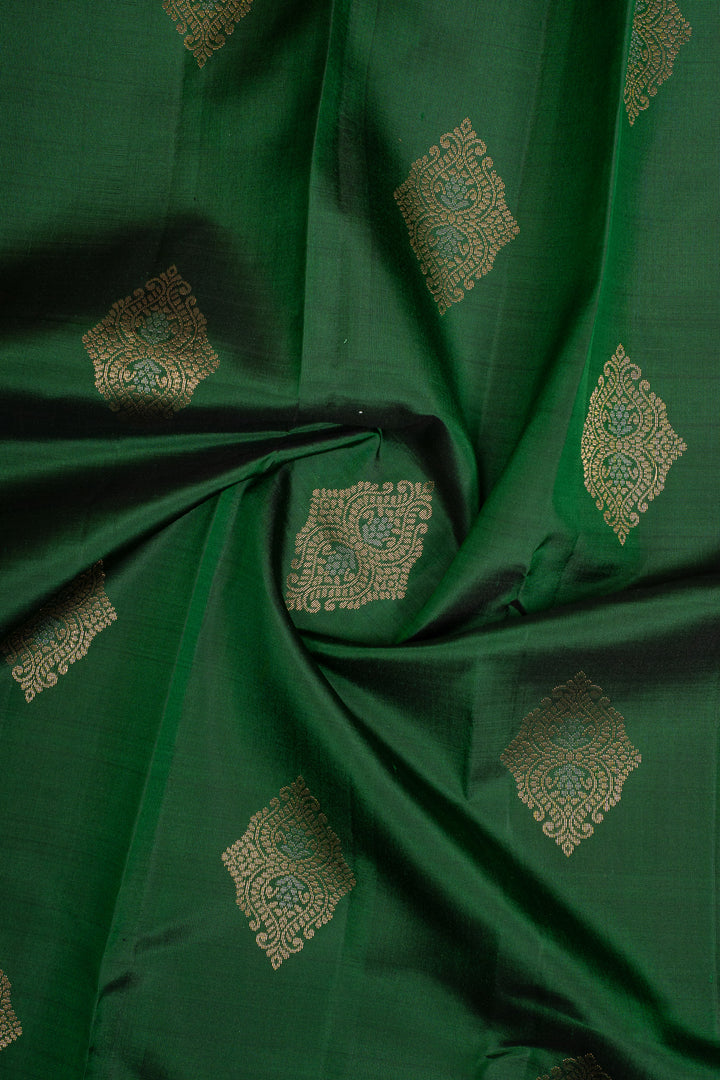 Green Traditional Pure Soft Silk Saree