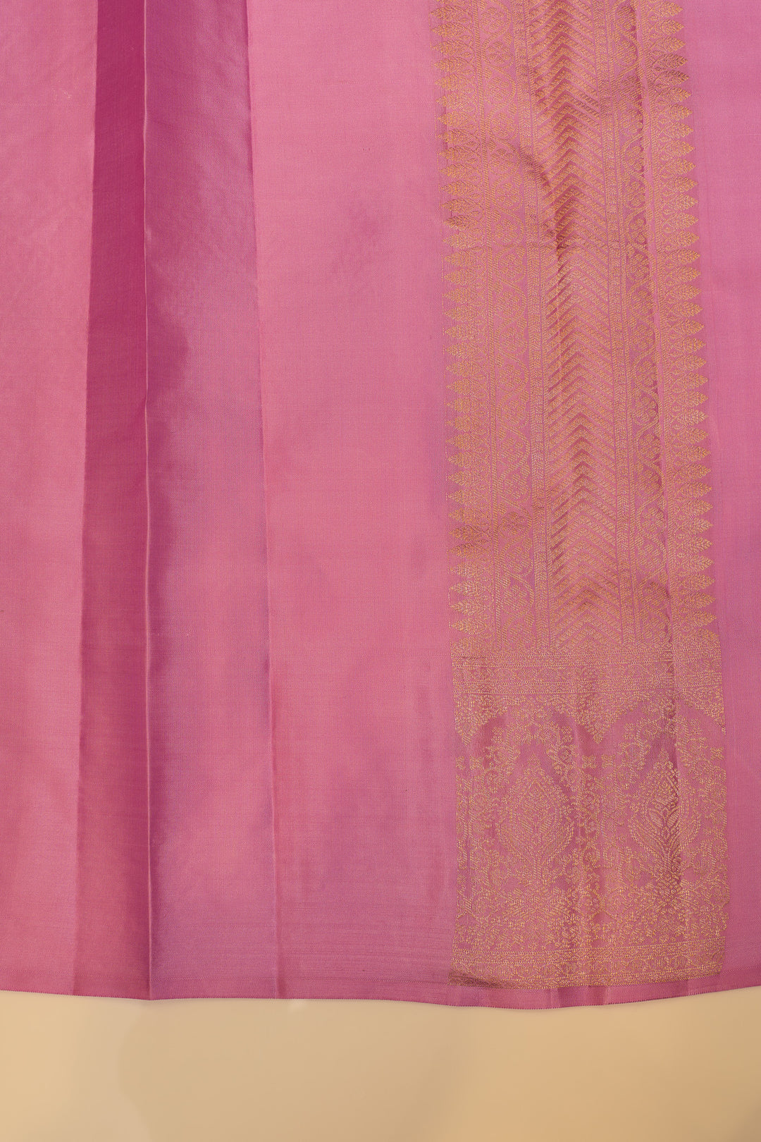 Purple and pink rangkat brocade pure Kanchipuram  silk  saree