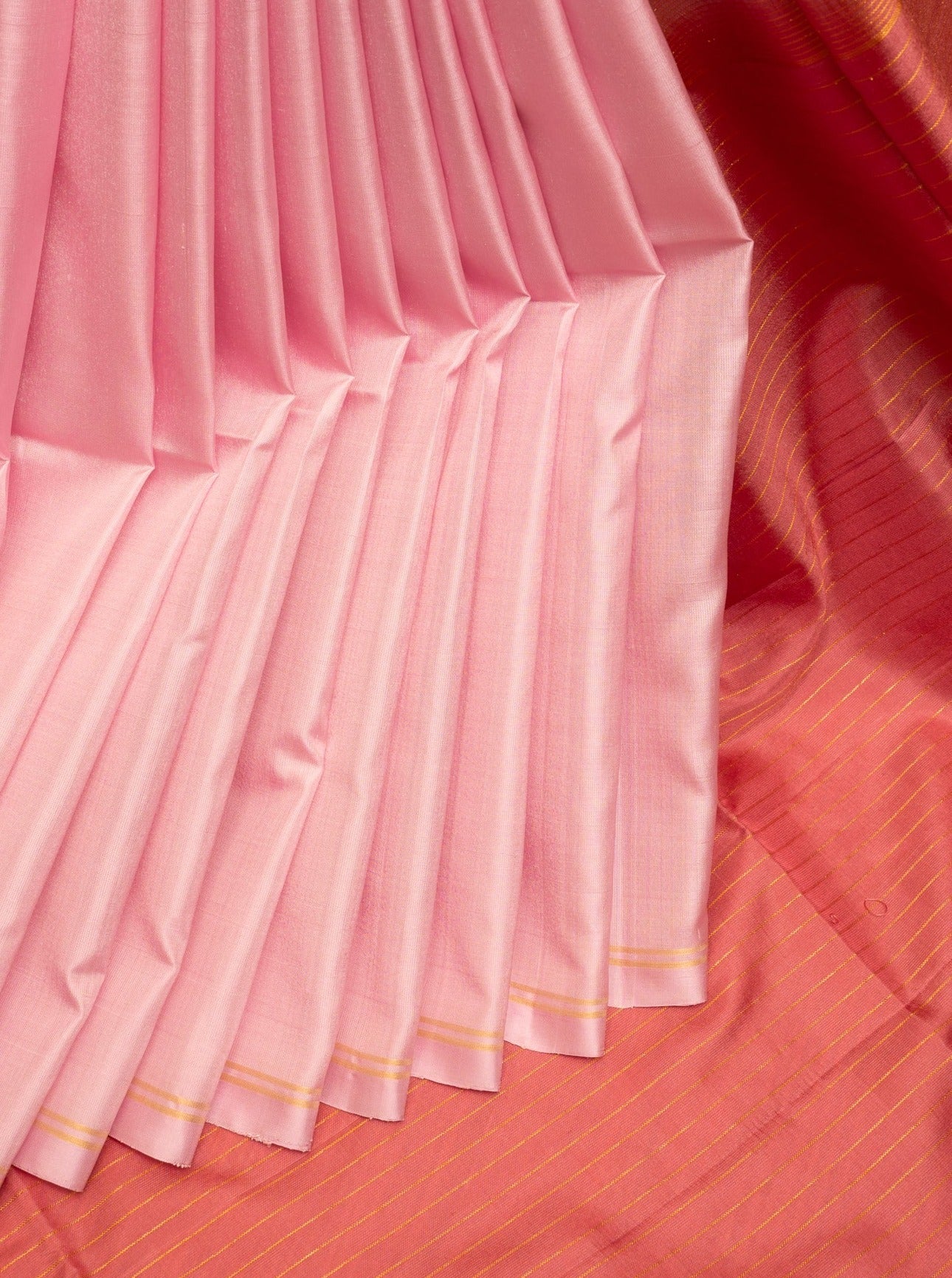 Lilac Pink Pure Soft Silk Saree - Clio Silks