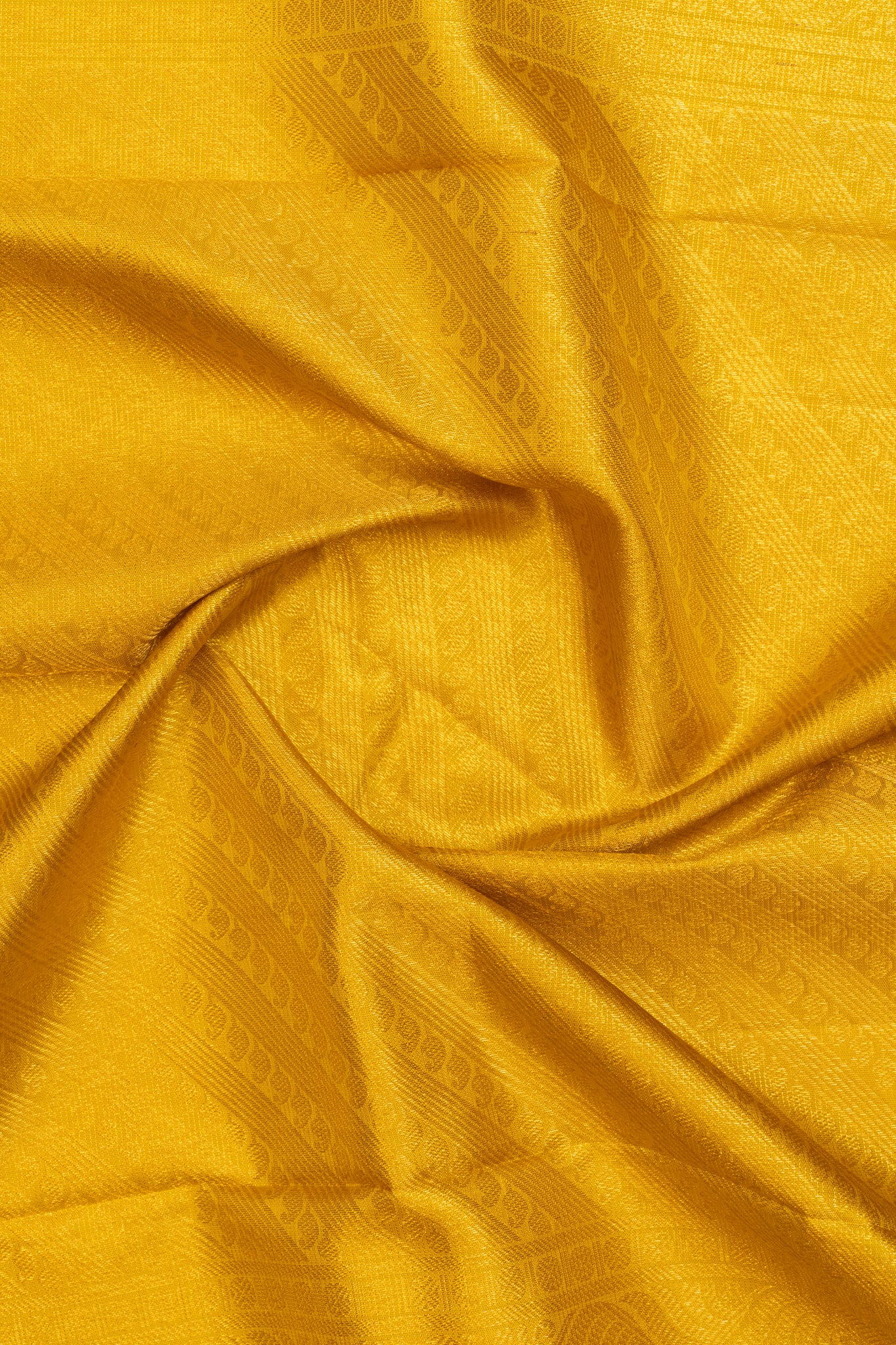 Mustard golden zari seer pure Kanchipuram silk saree