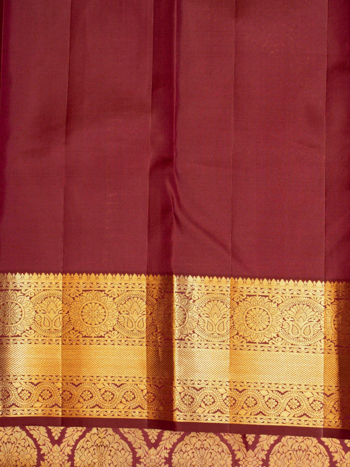 Mulberry Purple Brocade Pure Kanjivaram Silk Saree