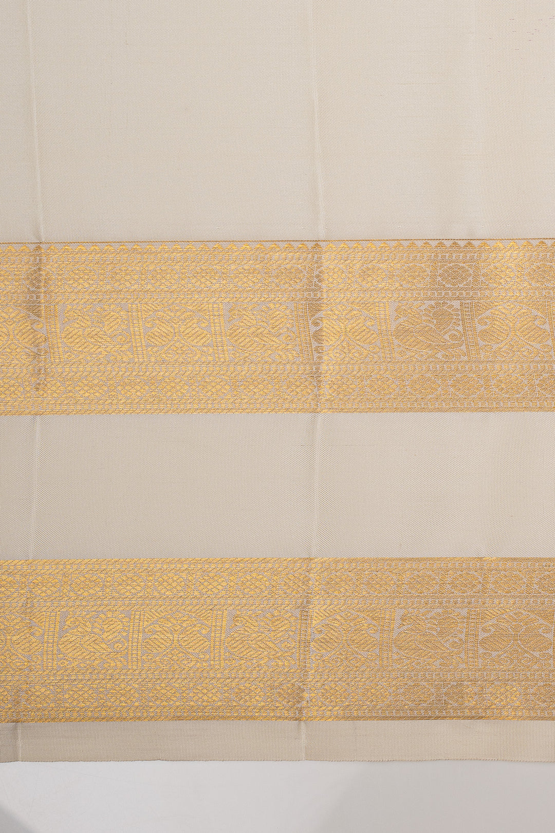 Mustard Zari Checks Pure Kanchipuram Silk Saree