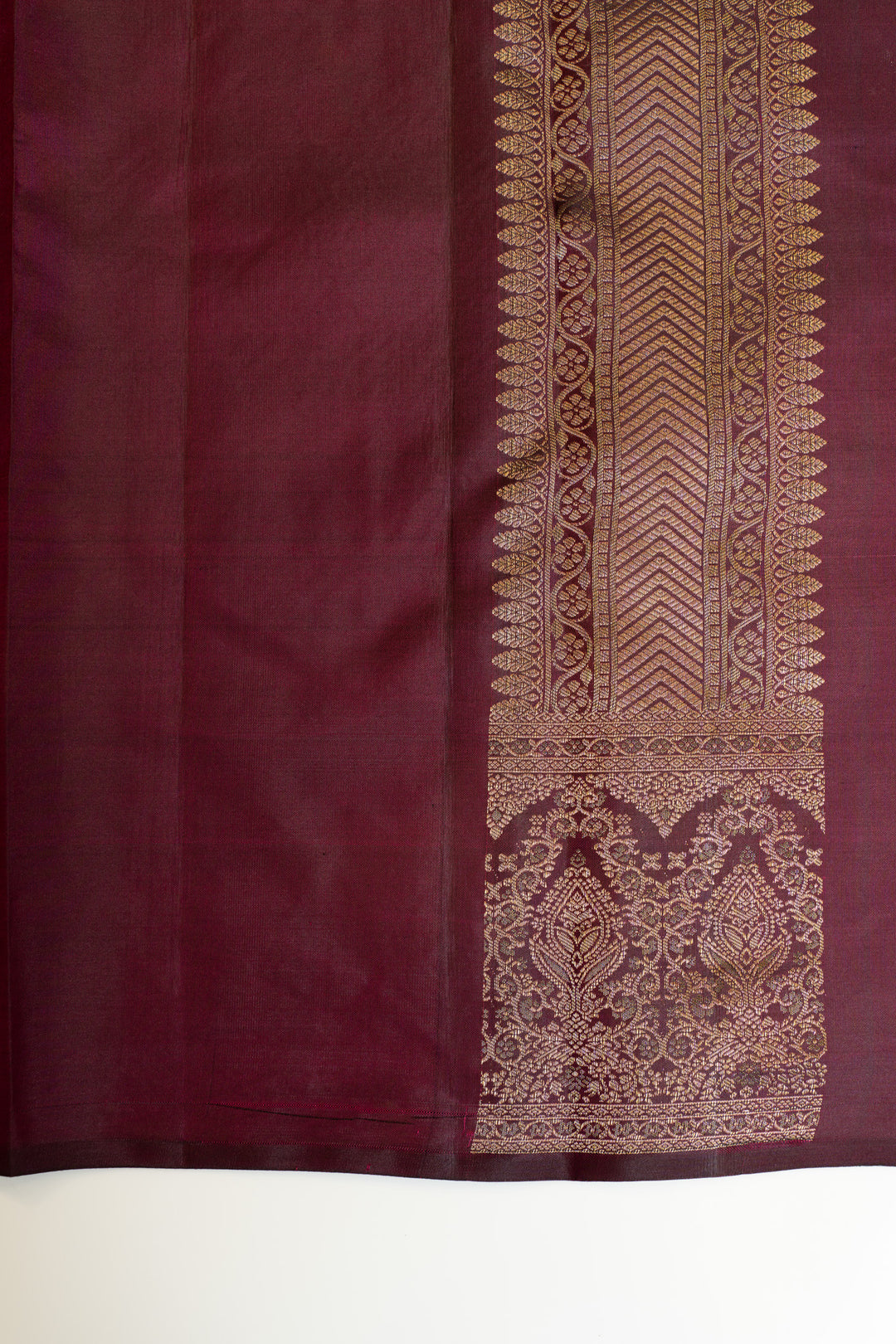 Jamun magenta rangkat brocade pure Kanchipuram silk saree