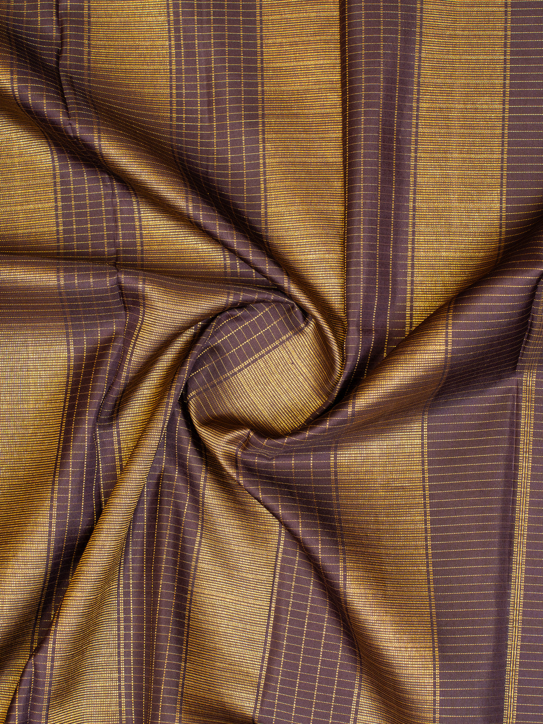 Mauve and Jamun Varisaipettu Pure Kanchipuram Silk Saree