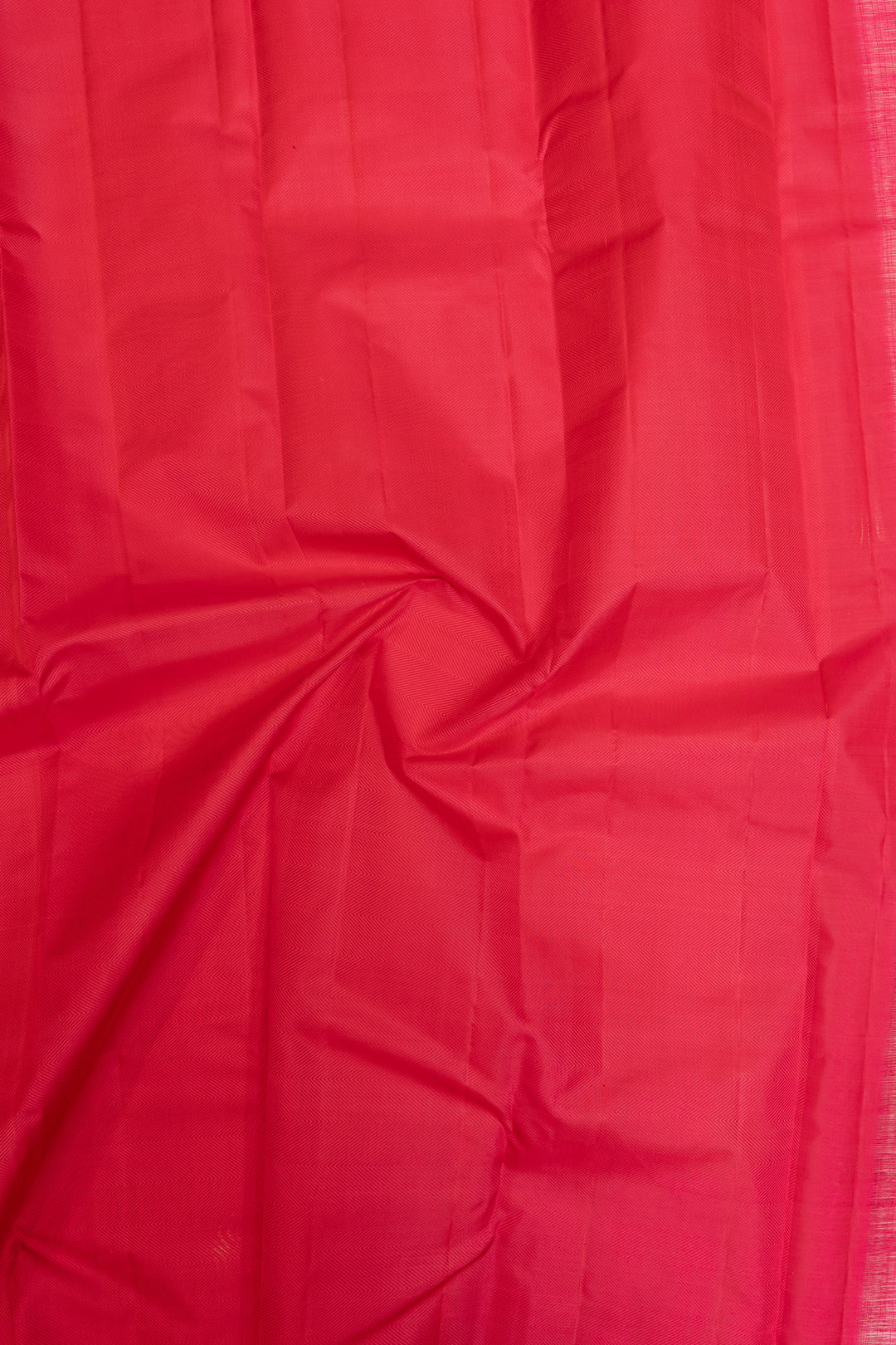 Peach thread embossed pure Kanchipuram silk saree