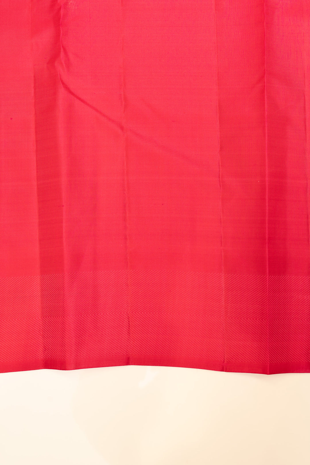 Peach  thread embossed pure Kanchipuram silk saree