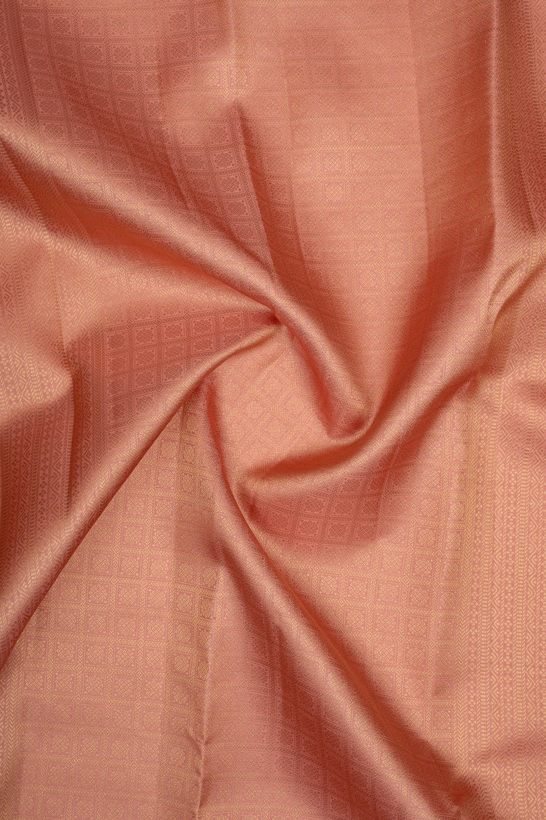 Blush Pink Brocade Pure Kanchipuram Silk Saree