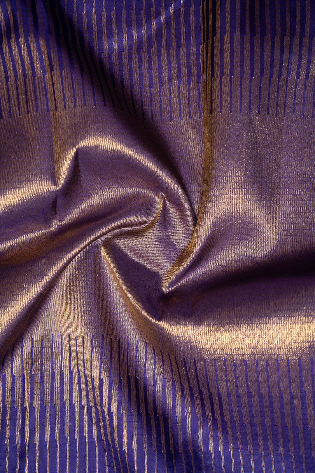 Grey Zari Checks Pure Kanchipuram Silk Saree - Clio Silks