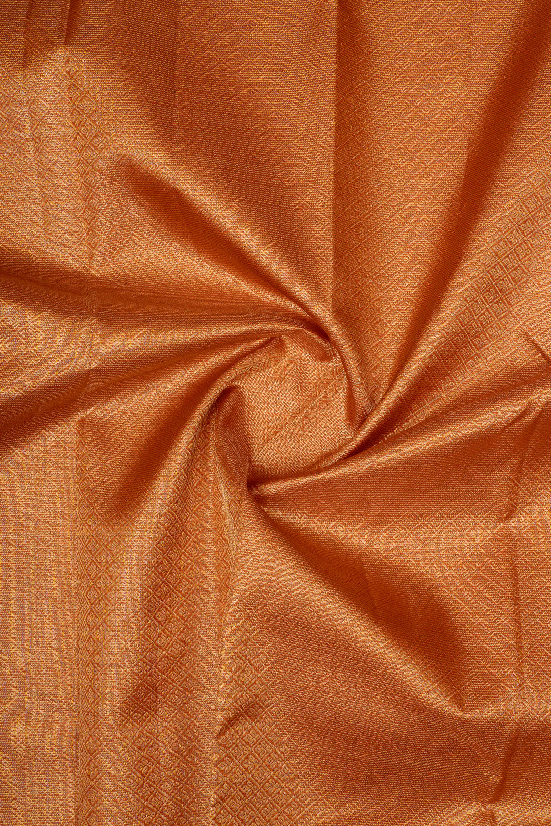 Rust Orange Vairaoosi Pure Kanchipuram Silk Saree