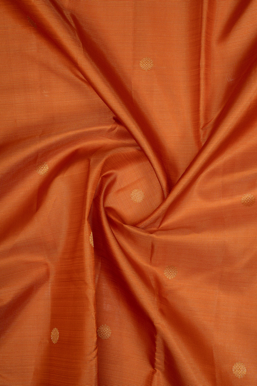 Rust Orange Vairaoosi Pure Kanchipuram Silk Saree