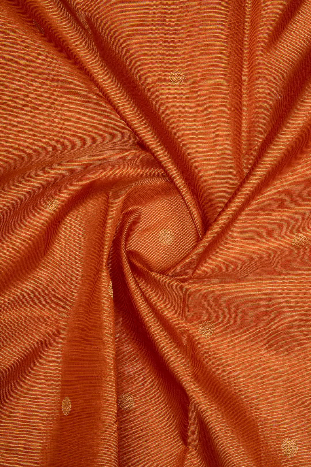 Rust Orange Vairaoosi Pure Kanchipuram Silk Saree