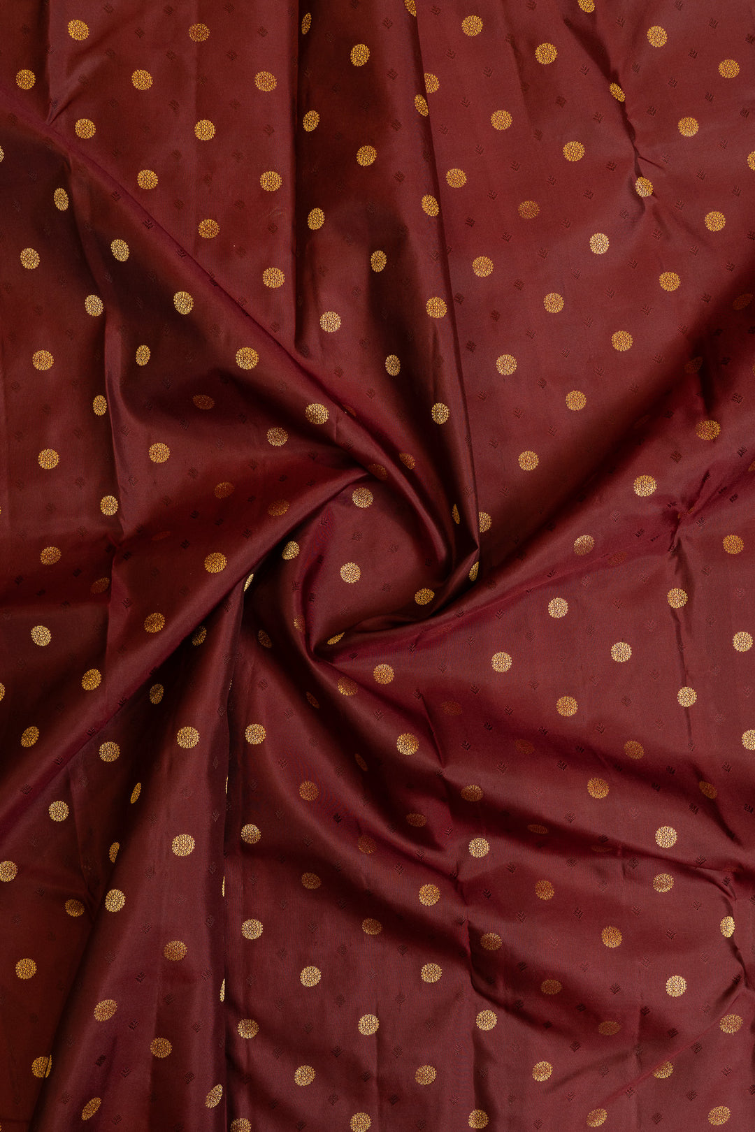 Maroon traditional pure Kanchipuram silk saree