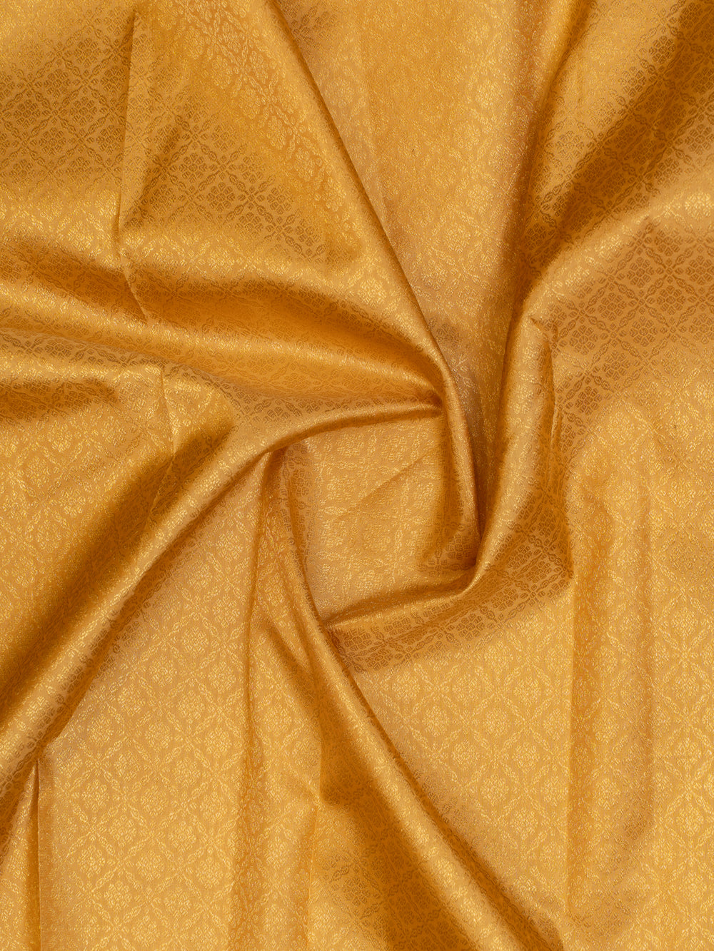 Yellow brocade pure Kanchipuram silk saree