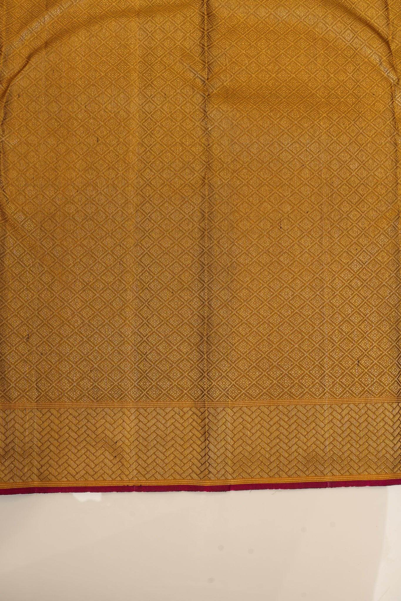 Grey and mustard minakari pure zari brocade Kanchipuram silk saree