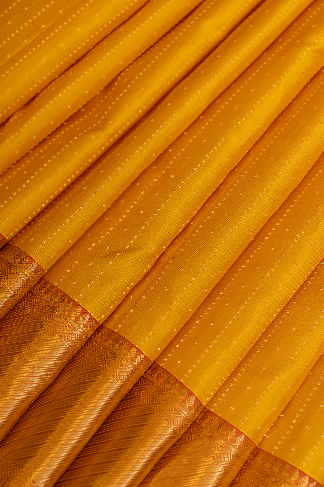 Yellow and pink pure Kanchipuram silk saree