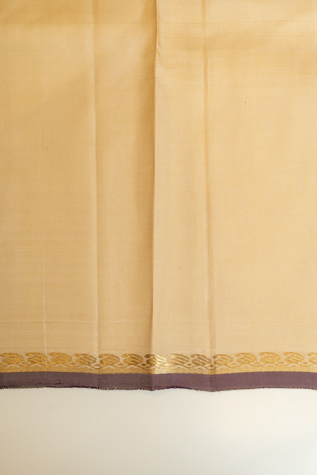 Pink double thread checks small Border pure zari Kanchipuram silk saree