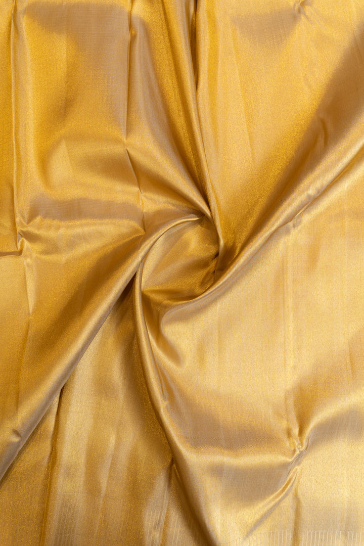 Biscuit gold pure 8 Kol Kanchipuram silk saree