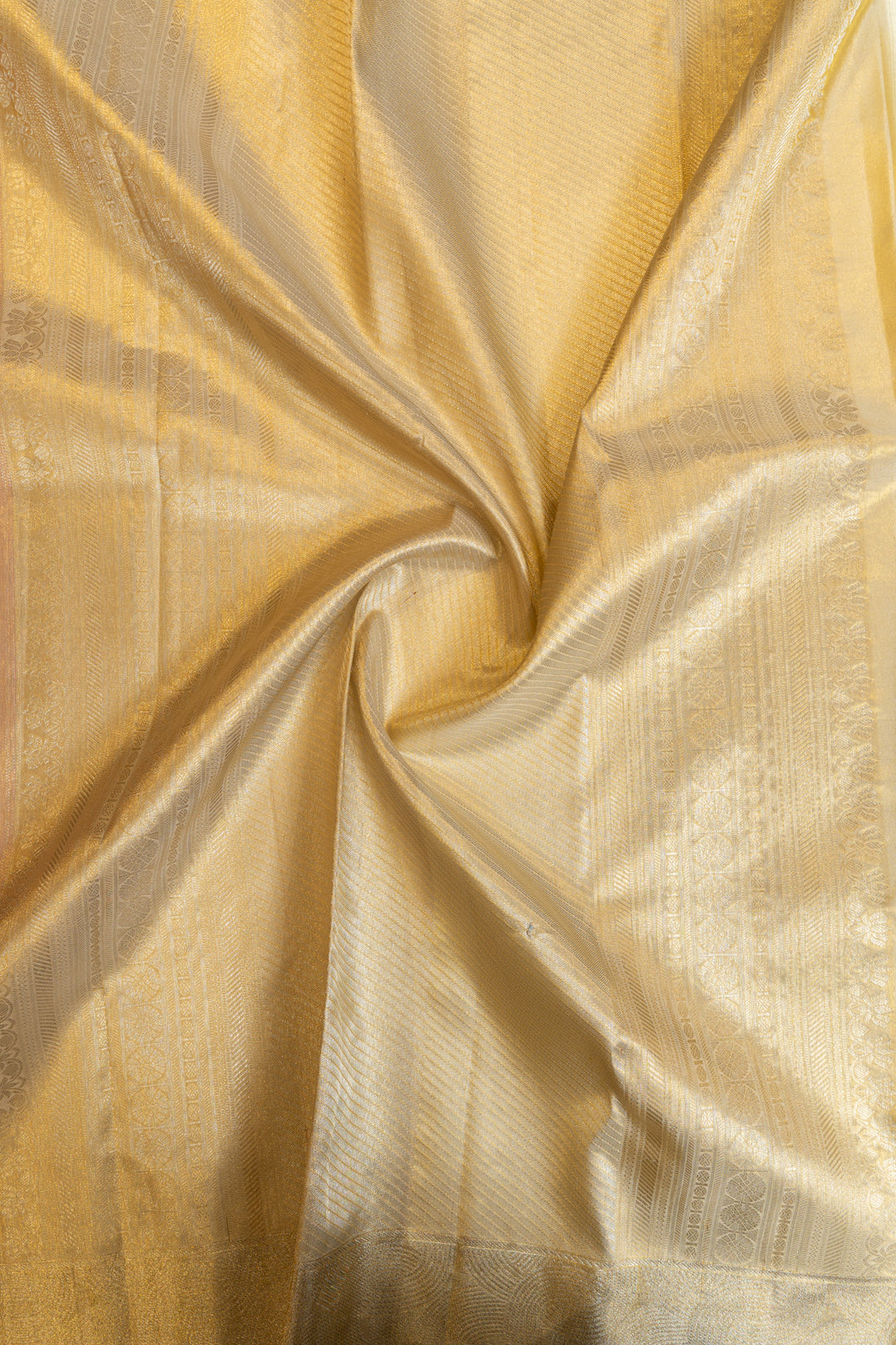 Baby pink tissue Kanchipuram silk saree