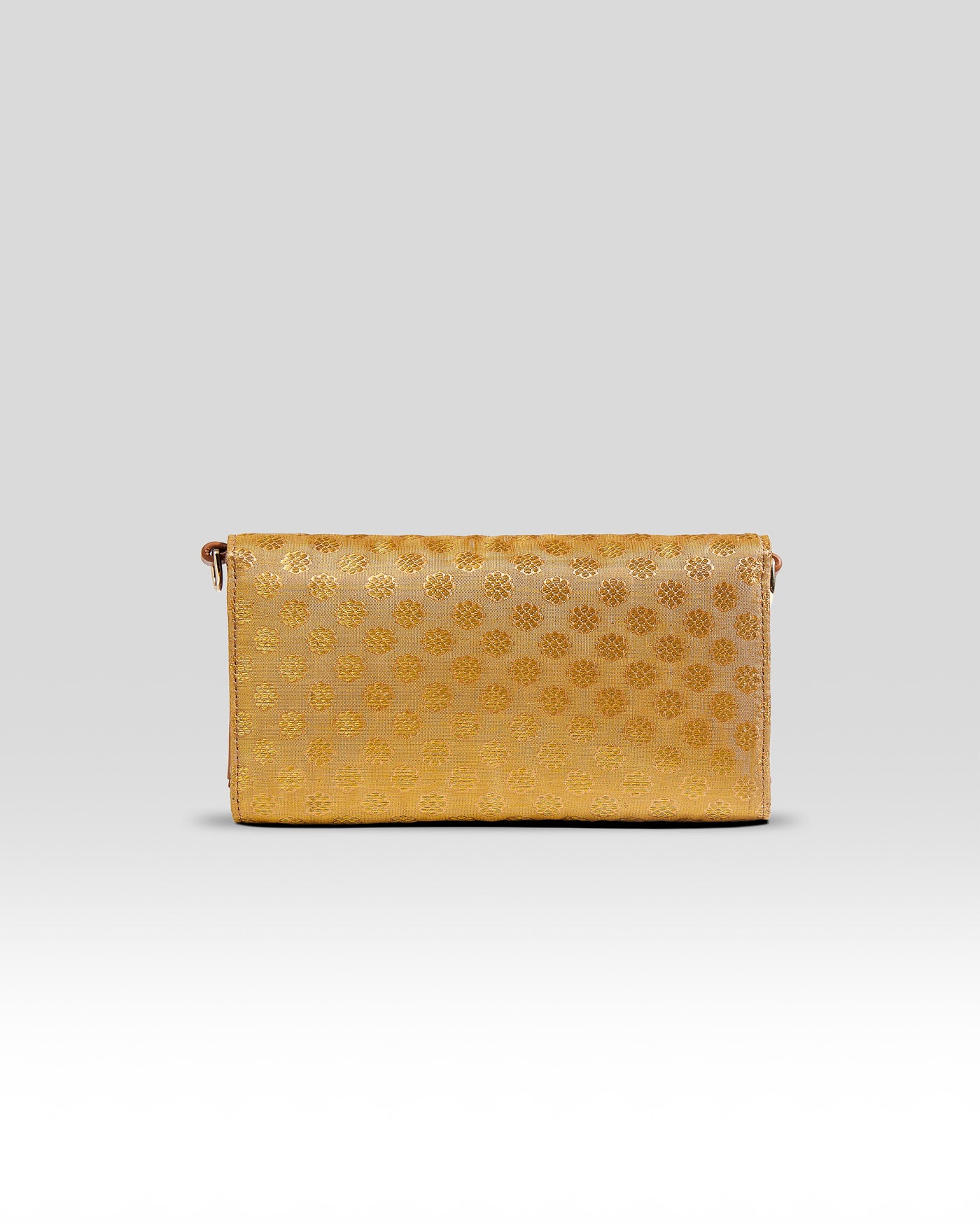 Vana Sling Bag Gold & Tan - Clio Silks